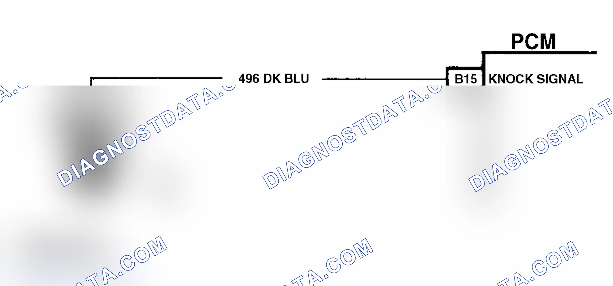 Scheme 43: Code 43 Schematic (5.7L) Knock Sensor Without Spark Module (Dual Sensors)