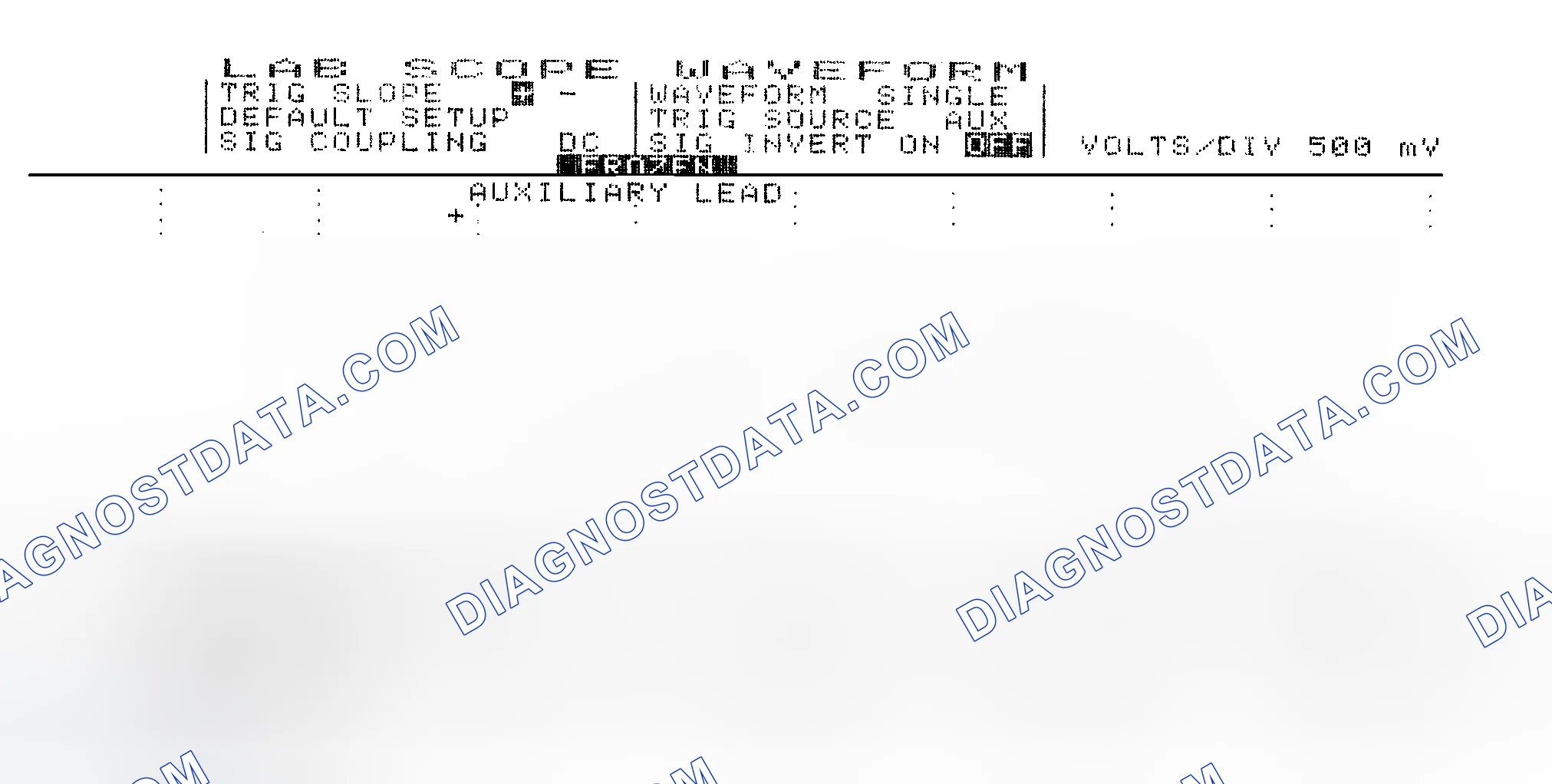 Scheme 14: Single Injector w/Excessive Current Flow - Current Pattern