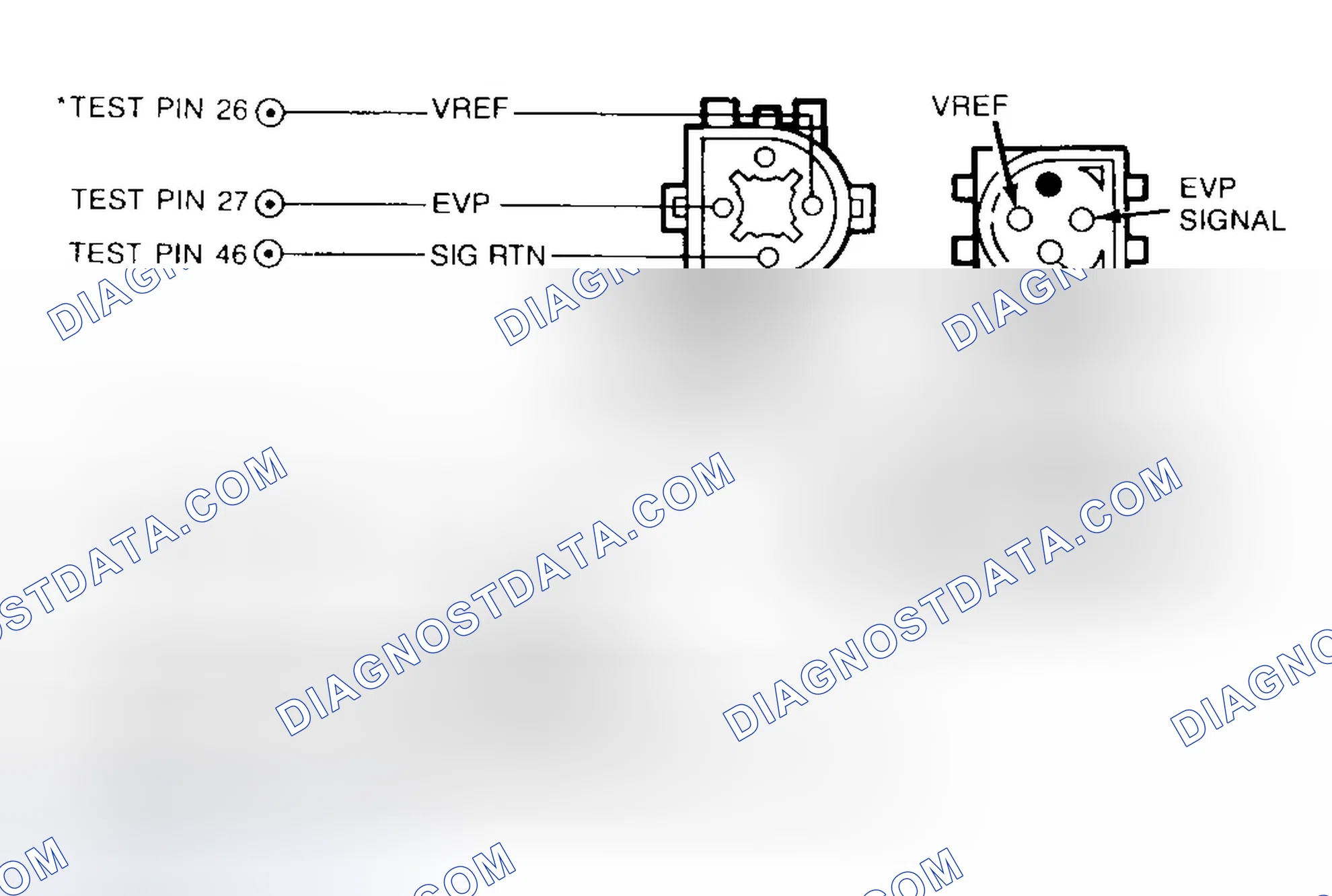 Scheme 227: EVP Sensor & EVR Solenoid Connector Terminals