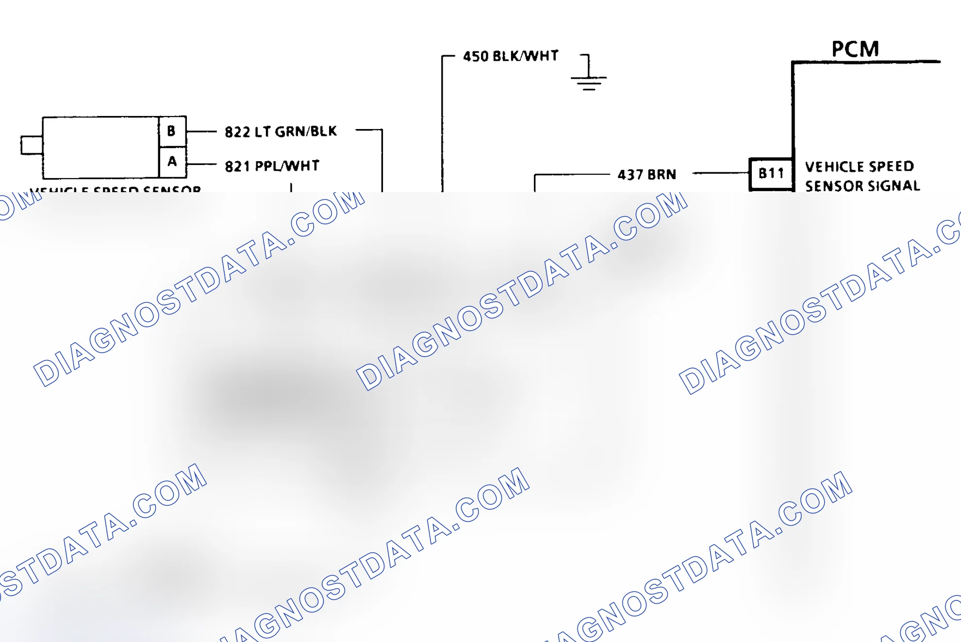 Scheme 117: Code 24 Schematic (C & K Series 2WD W/4L80-E Trans.) Vehicle Speed Sensor