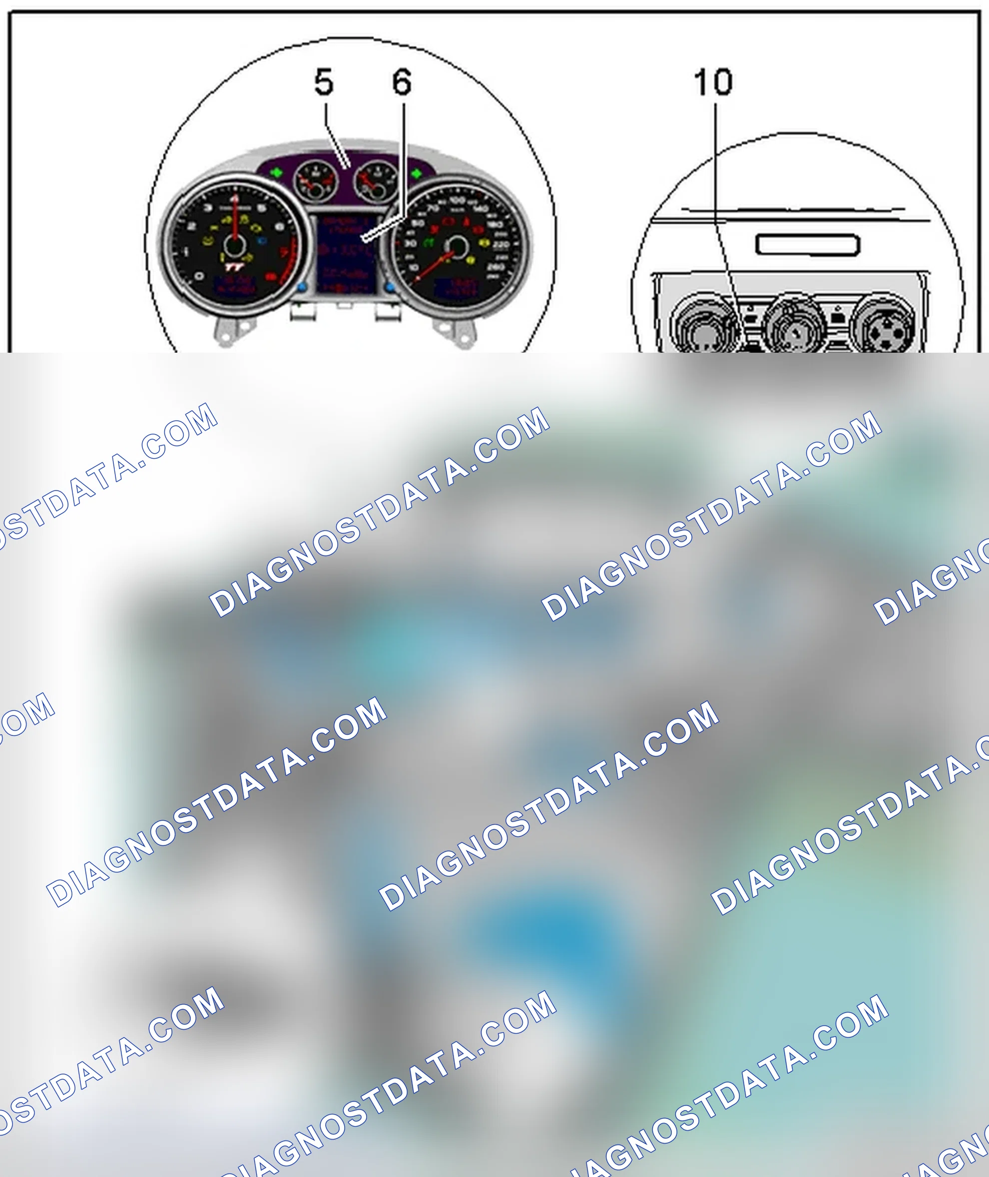Scheme 114: A/C COMPONENTS INSIDE PASSENGER COMPARTMENT, LEFT SIDE