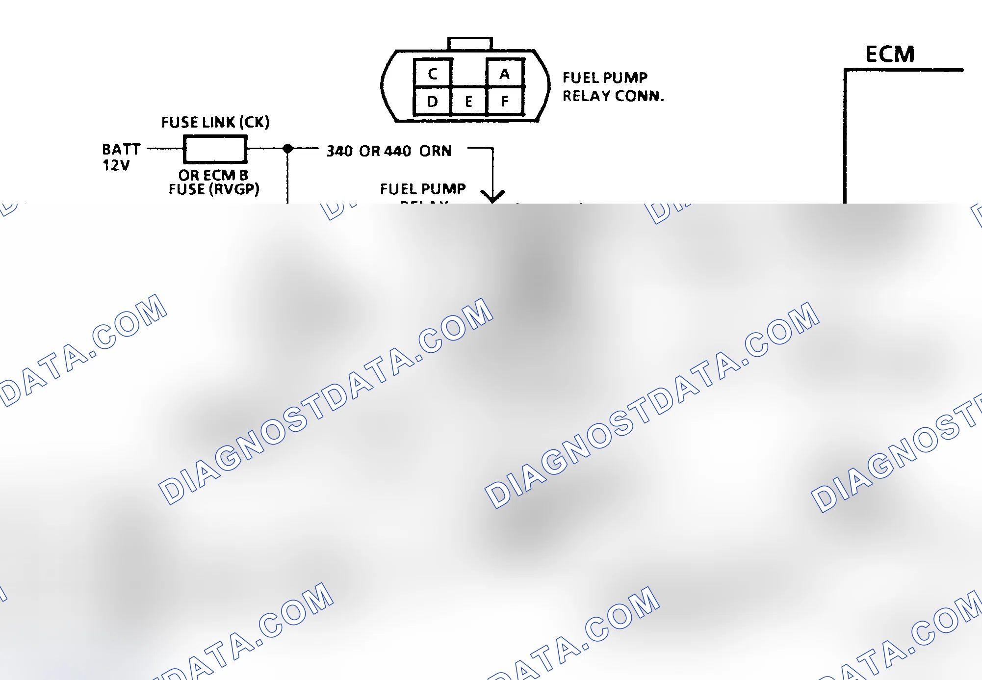 Scheme 21: Chart A-5 Schematic, Fuel Pump Ckt Diagnosis (C, K, R, V, G, P & GP Series) One Fuel Tank
