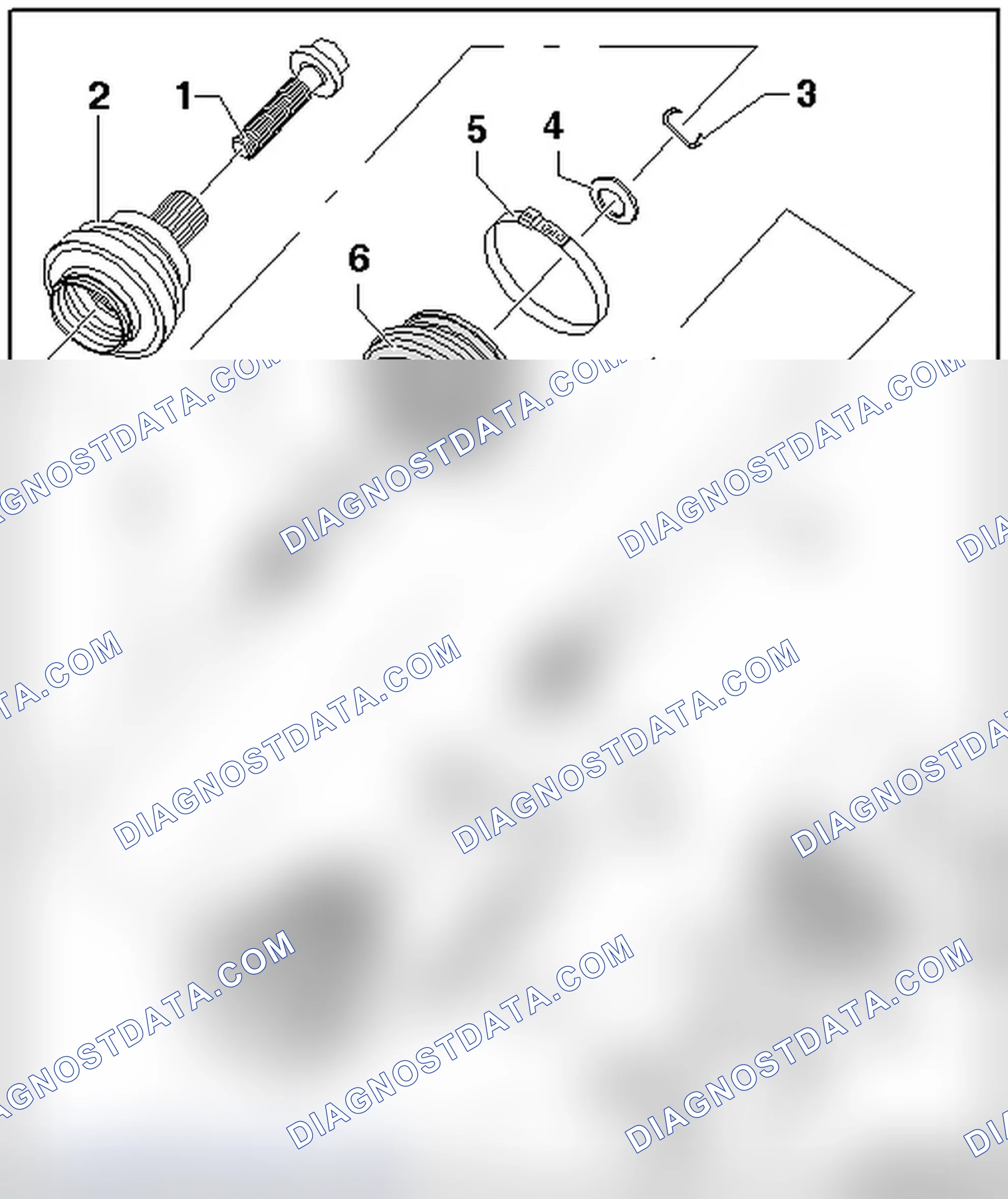 Scheme 16: DRIVE AXLE ASSEMBLY OVERVIEW, WITH 89 MM DIAMETER OUTER CV JOINT AND 100 MM DIAMETER INNER CV JOINT