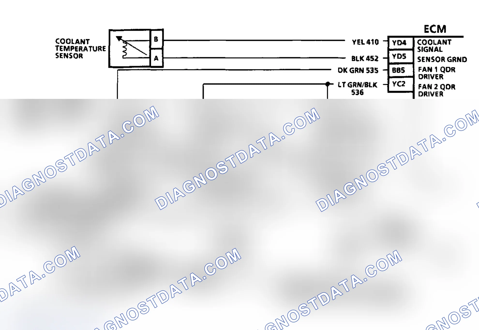 Scheme 46: Chart C-12A, Wiring Diagram Coolant Fan Check (Reatta)