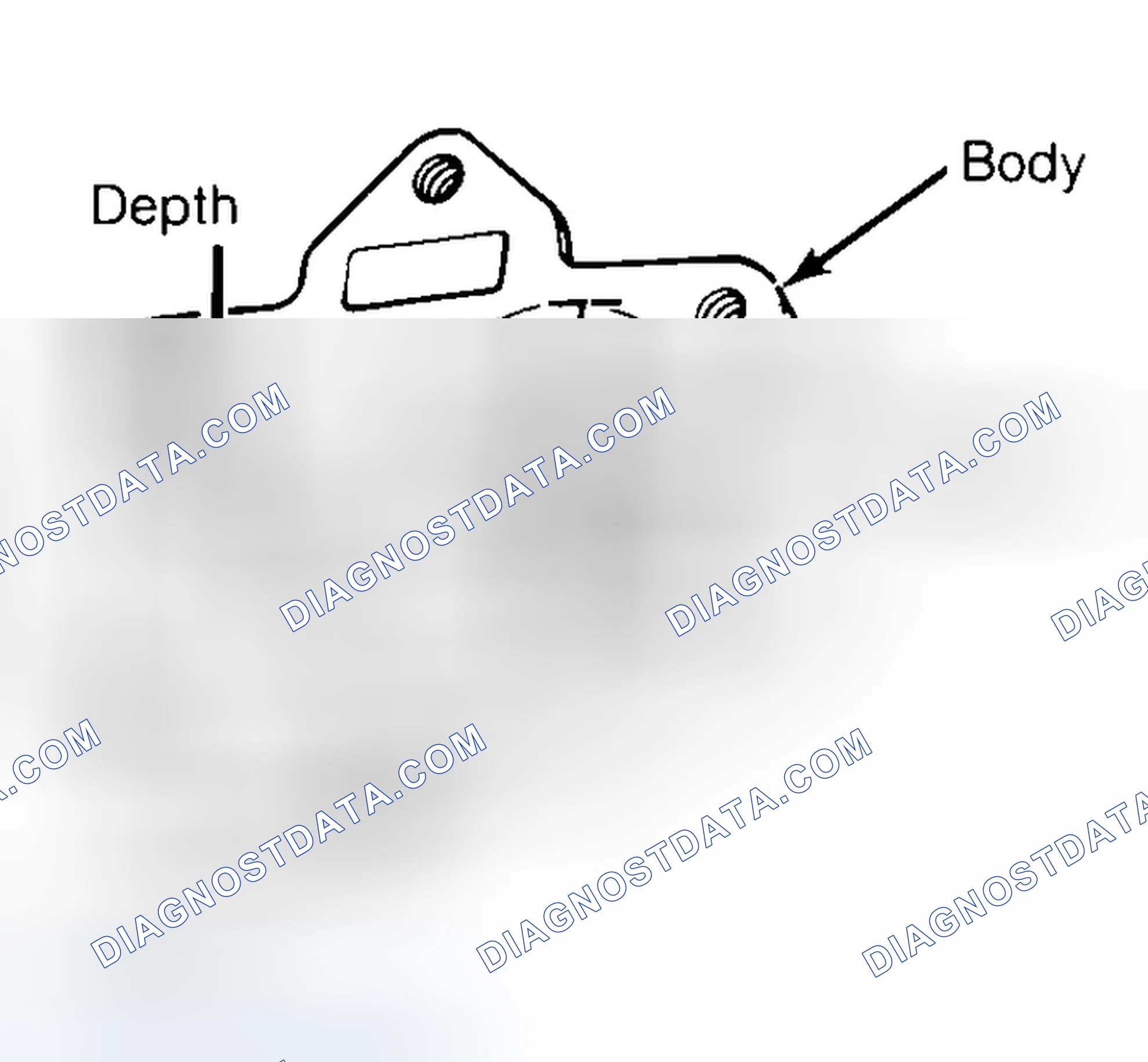 Scheme 35: Measuring Oil Pump Gear Cavity
