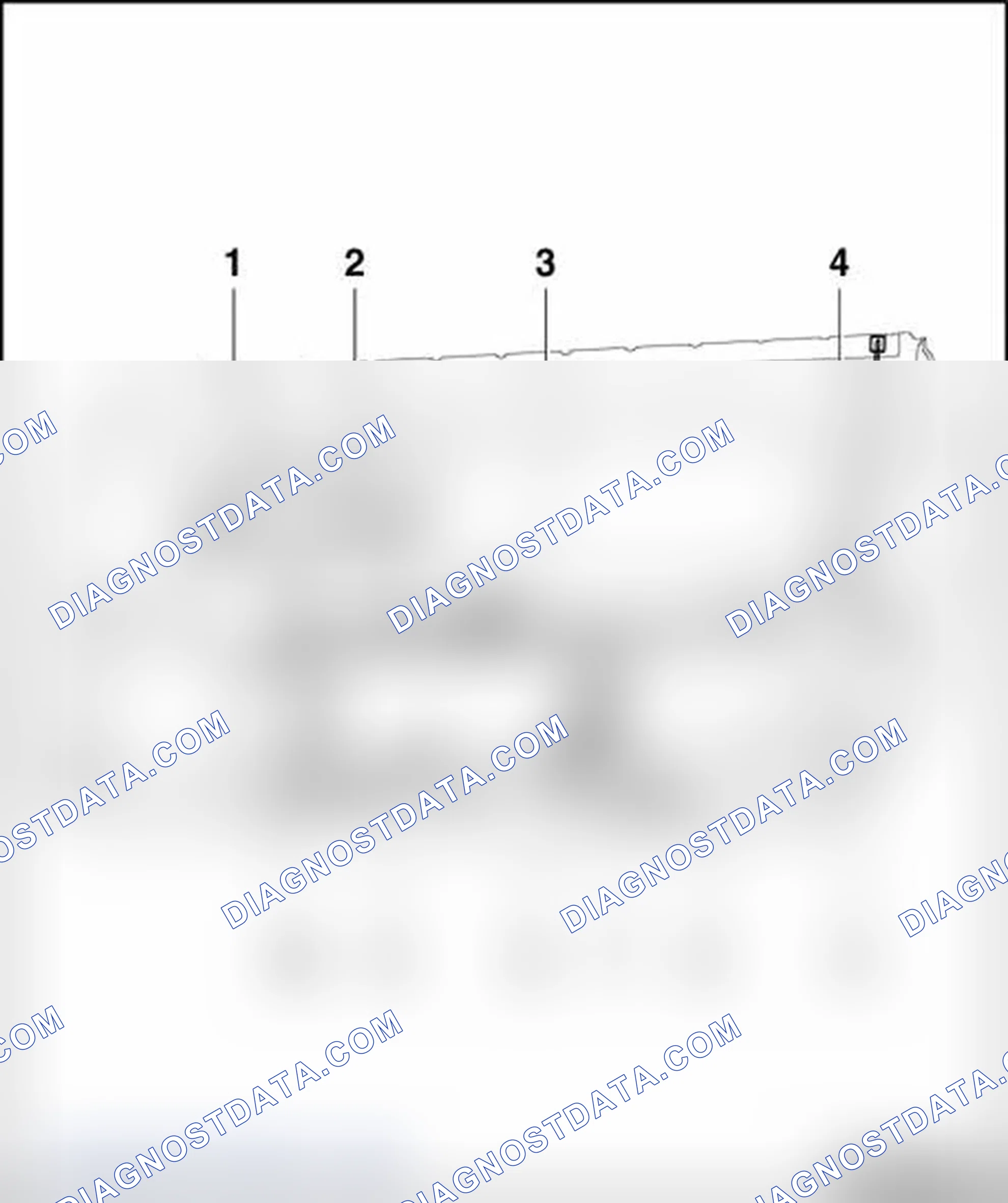 Scheme 89: Exploded view of door trim cable routing