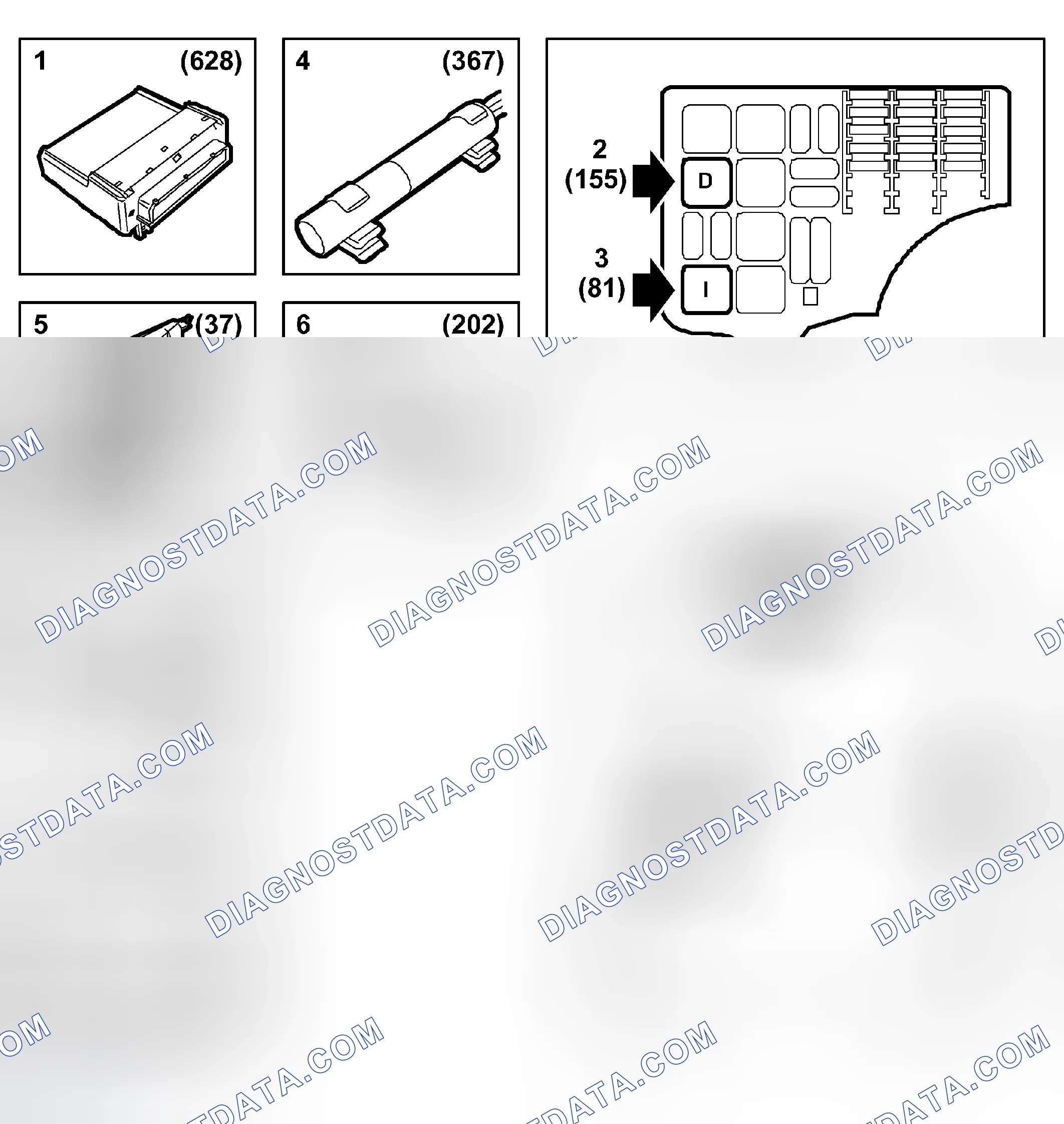 Scheme 4: Identifying Main Components, Radiator Fan System (B235R, B205L/R)