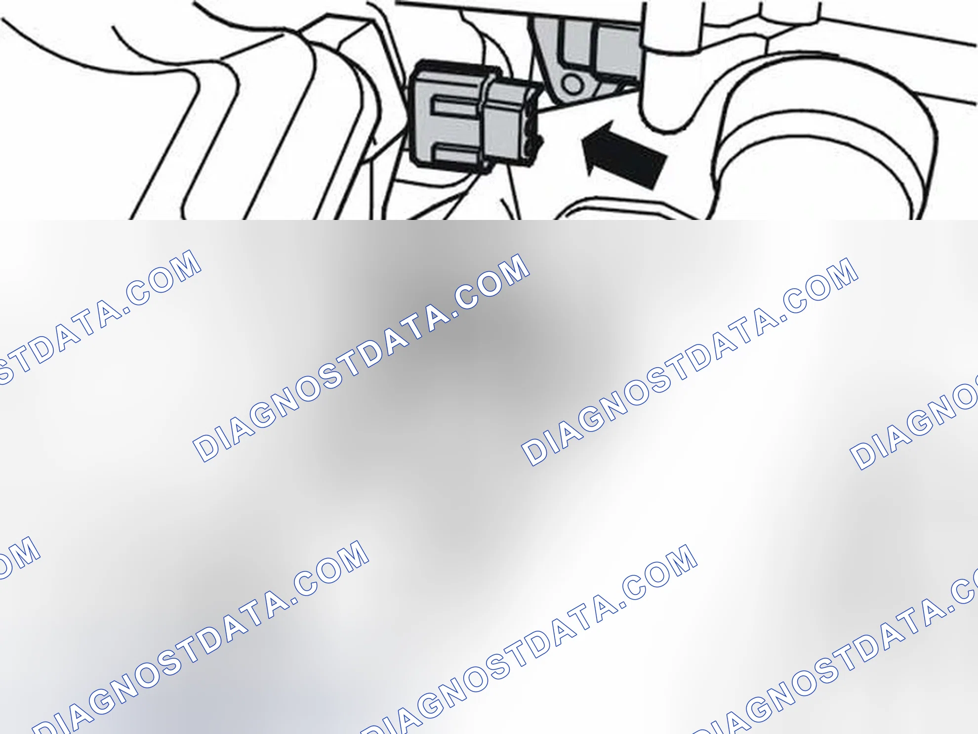 Scheme 55: REMOVING THE COOLANT TEMPERATURE SENSOR