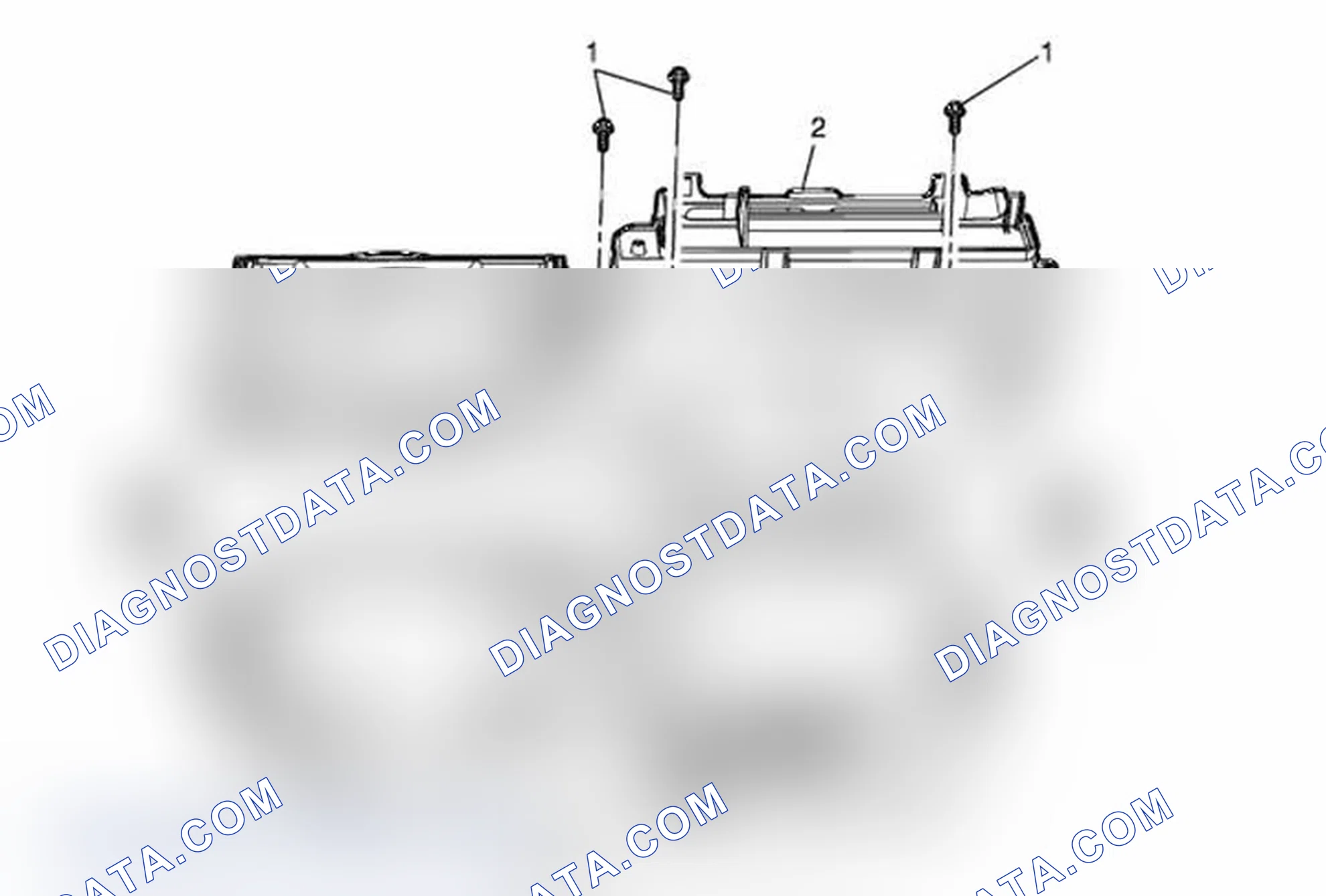 Scheme 23: Heater and Air Conditioning Evaporator and Blower Lower Case Replacement