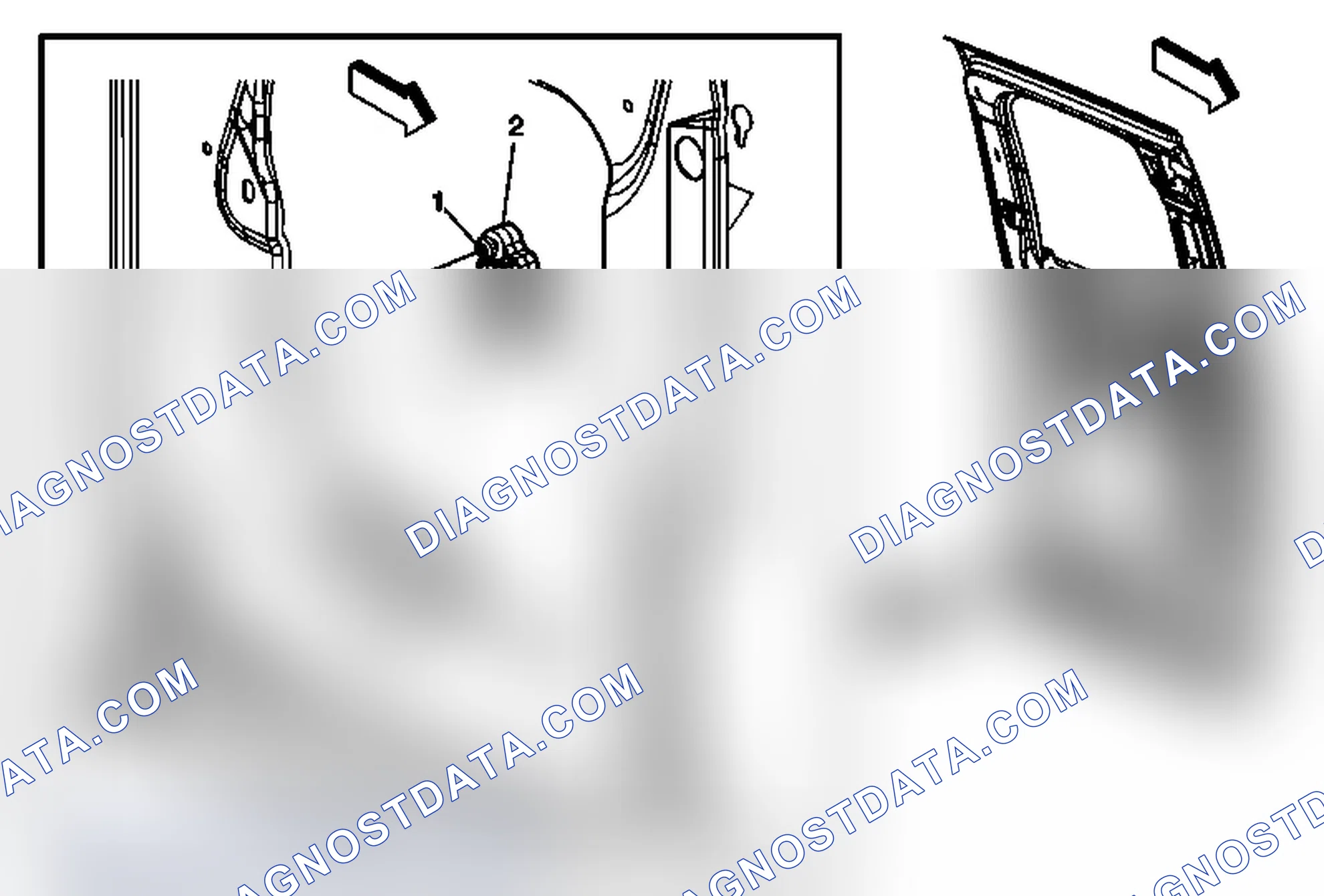 Scheme 9: Inflatable Restraint Side Impact Sensor Replacement (Extended Cab, Rear Door)