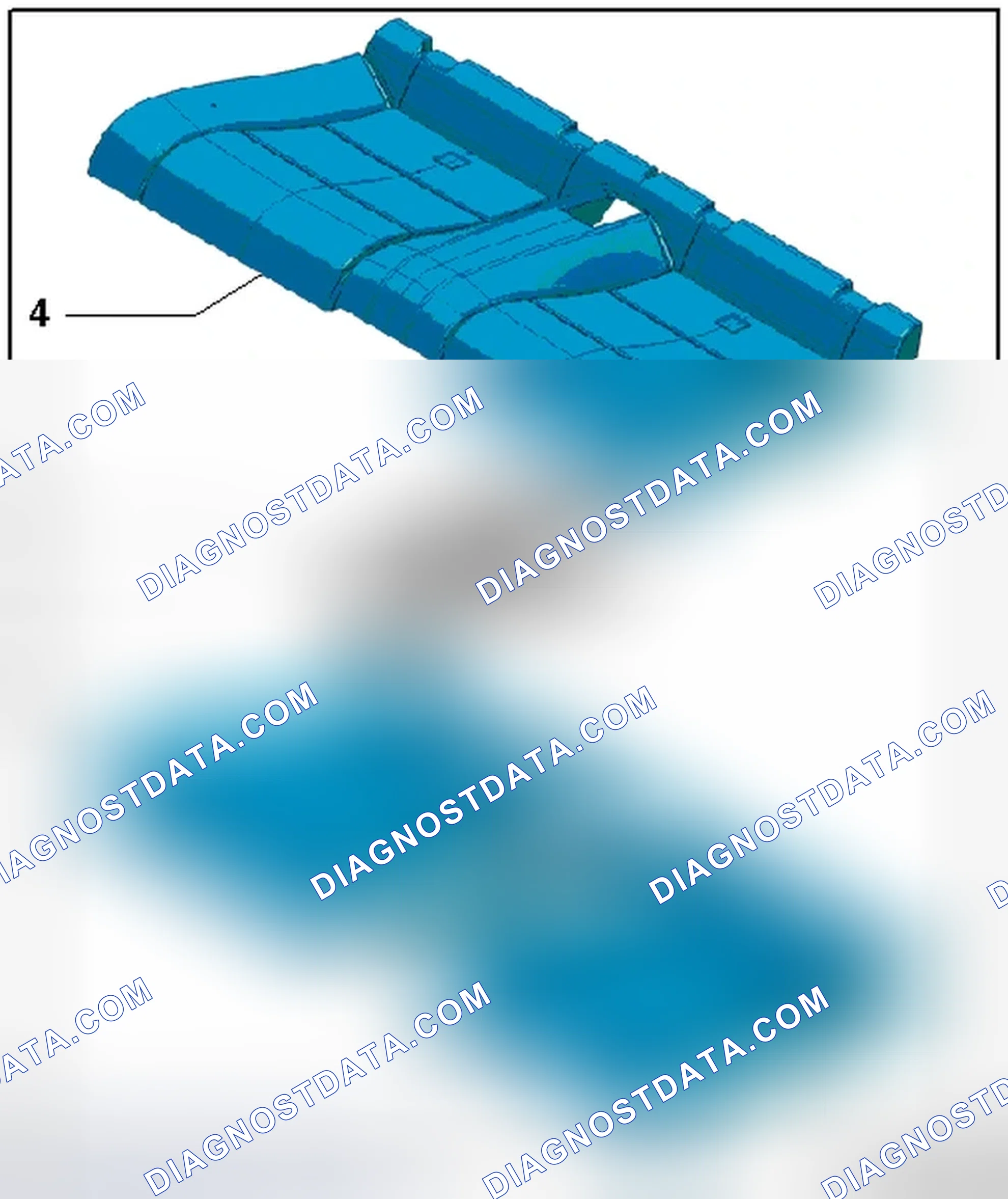 Scheme 555: BENCH SEAT ASSEMBLY OVERVIEW