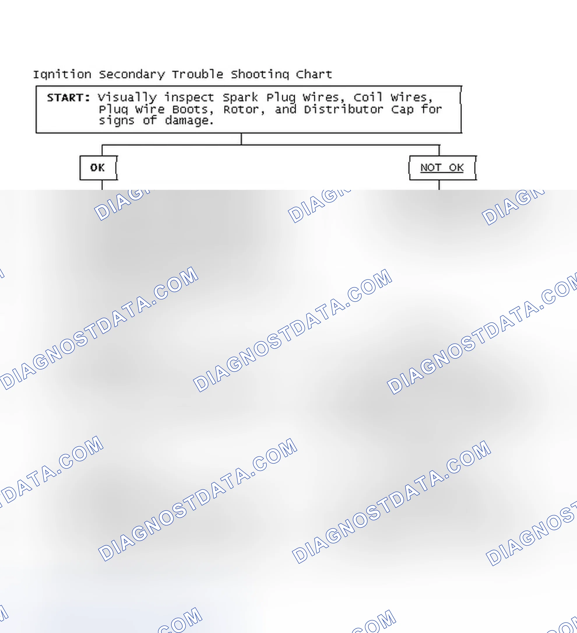 Scheme 1: Ignition Secondary Trouble Shooting Chart