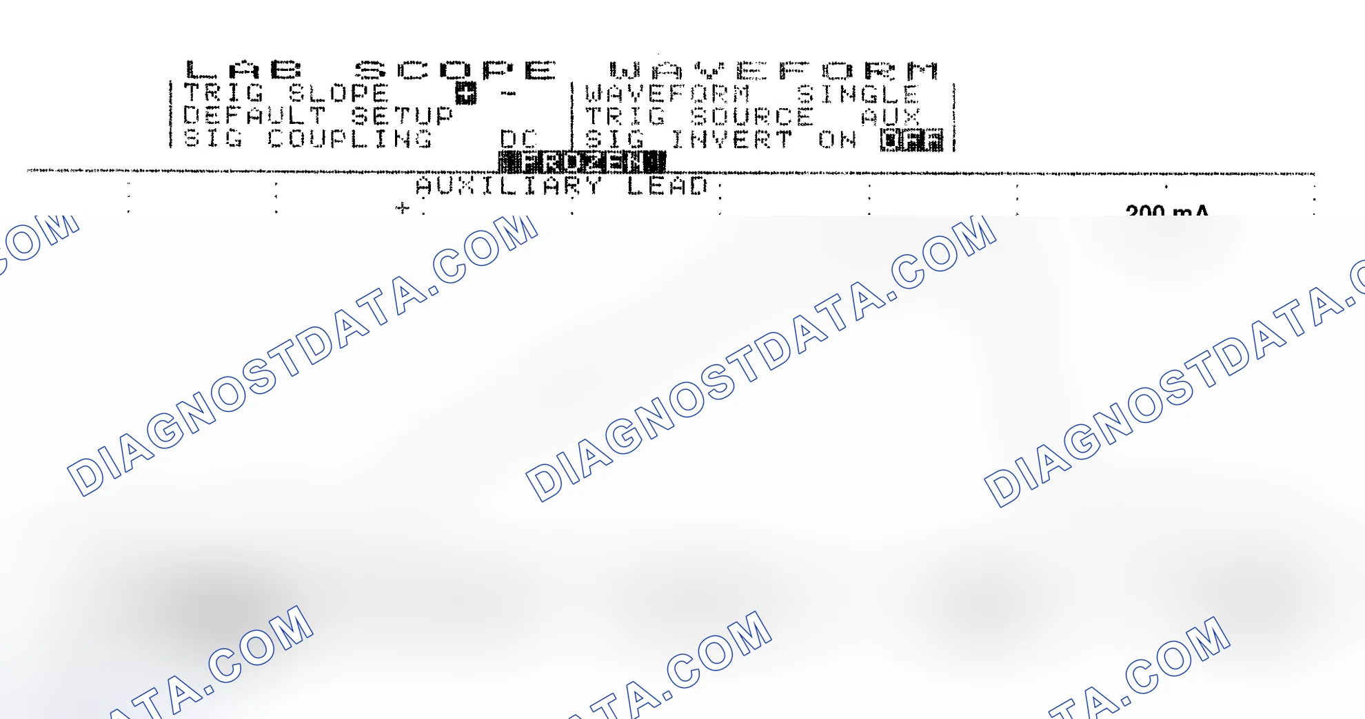 Scheme 13: Single Injector w/Normal Current Flow - Current Pattern