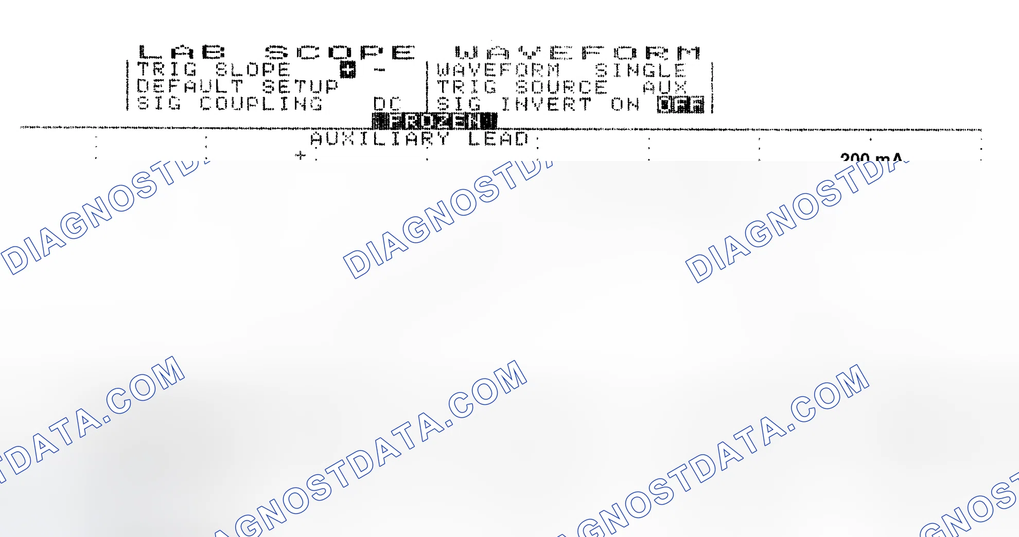 Scheme 13: Single Injector w/Normal Current Flow - Current Pattern