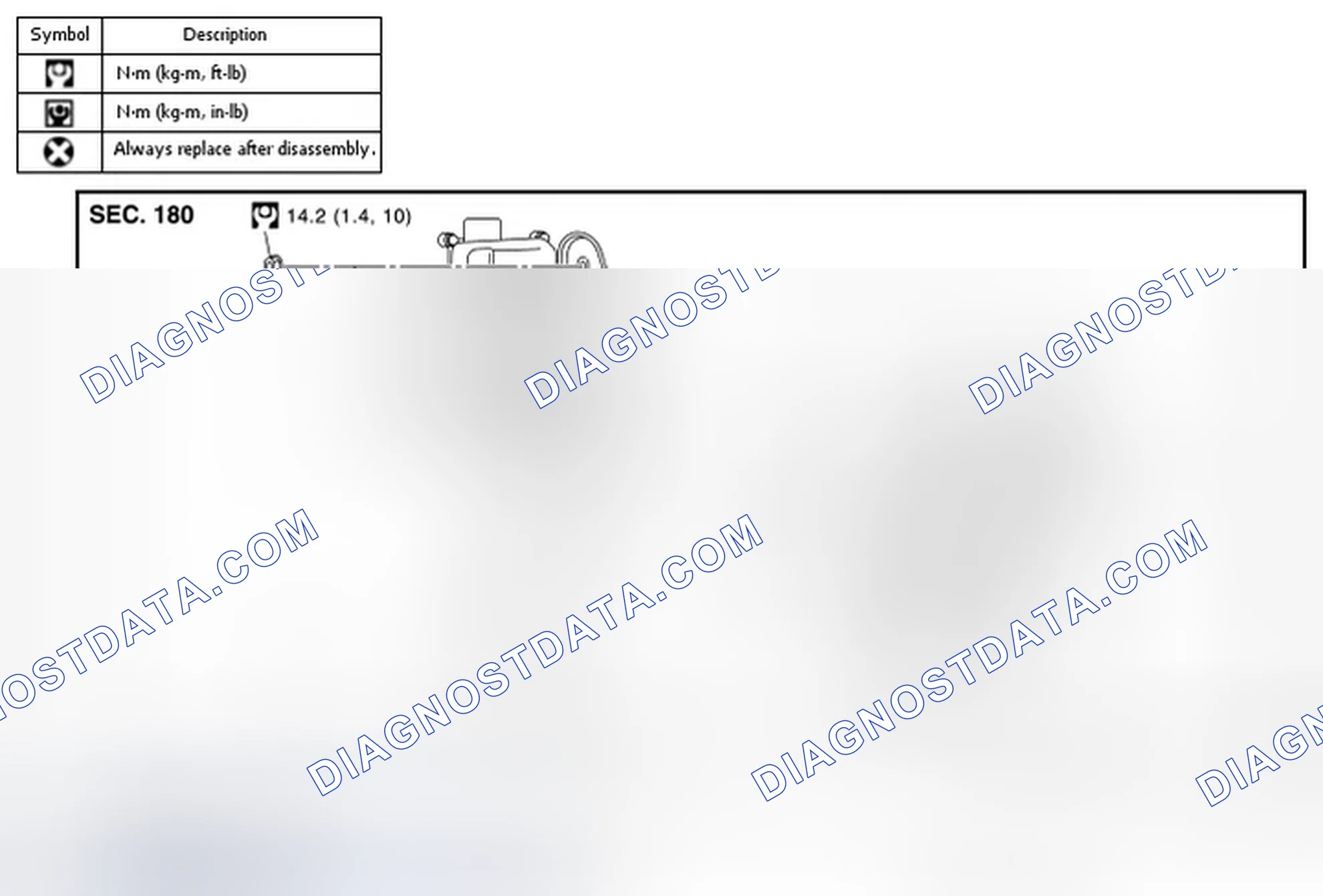 Scheme 1: MODELS WITH DISTANCE CONTROL ASSIST SYSTEM: Exploded View