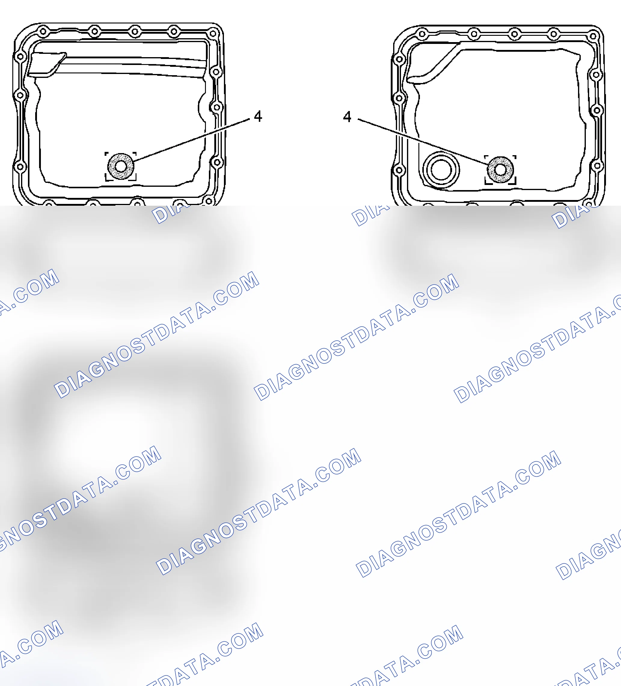 Scheme 442: Transmission Fluid Pan Identification