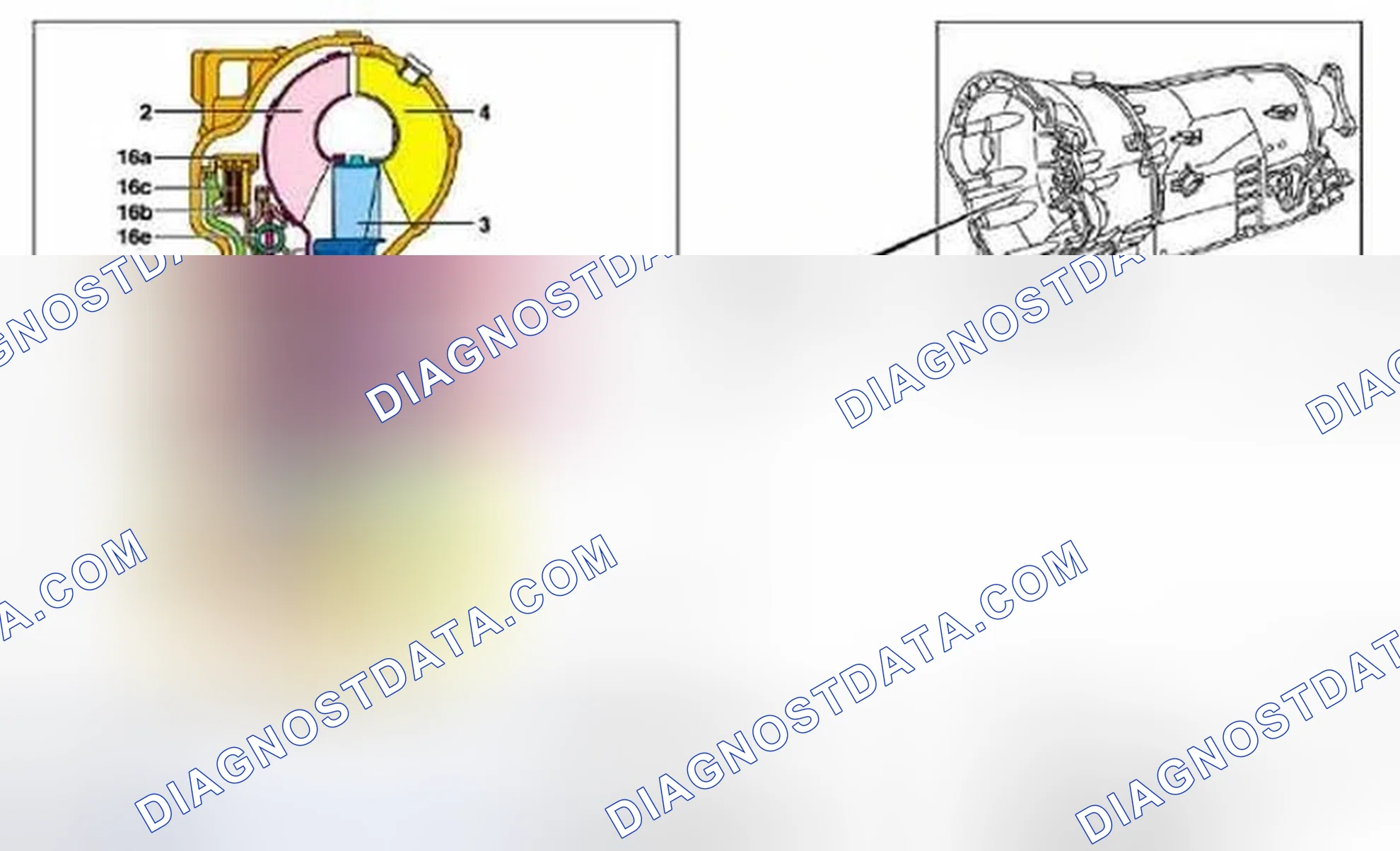 Scheme 299: Torque Converter Lockup Clutch Function Diagram - Transmission 722.9