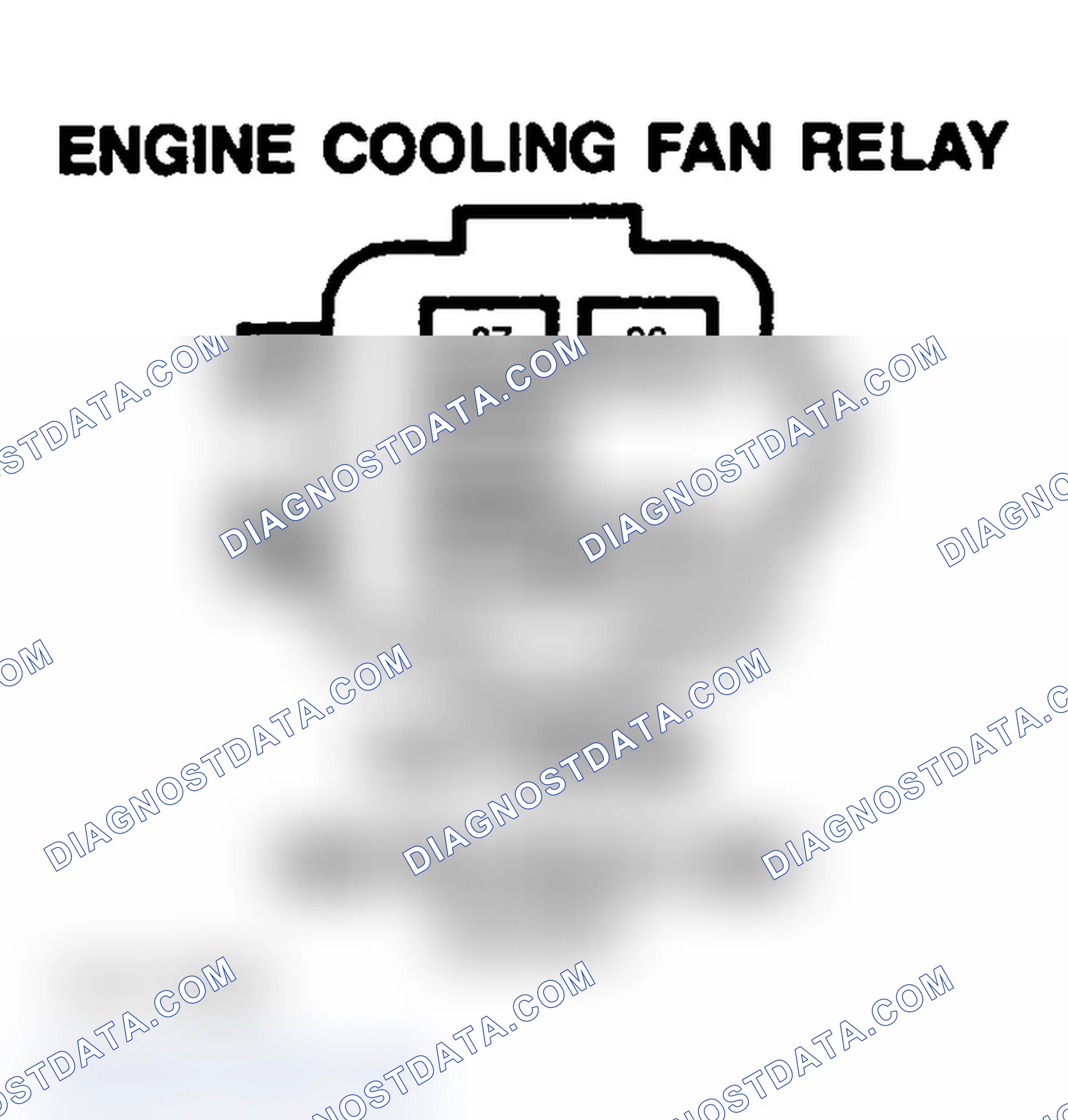 Scheme 124: ENGINE COOLING FAN RELAY