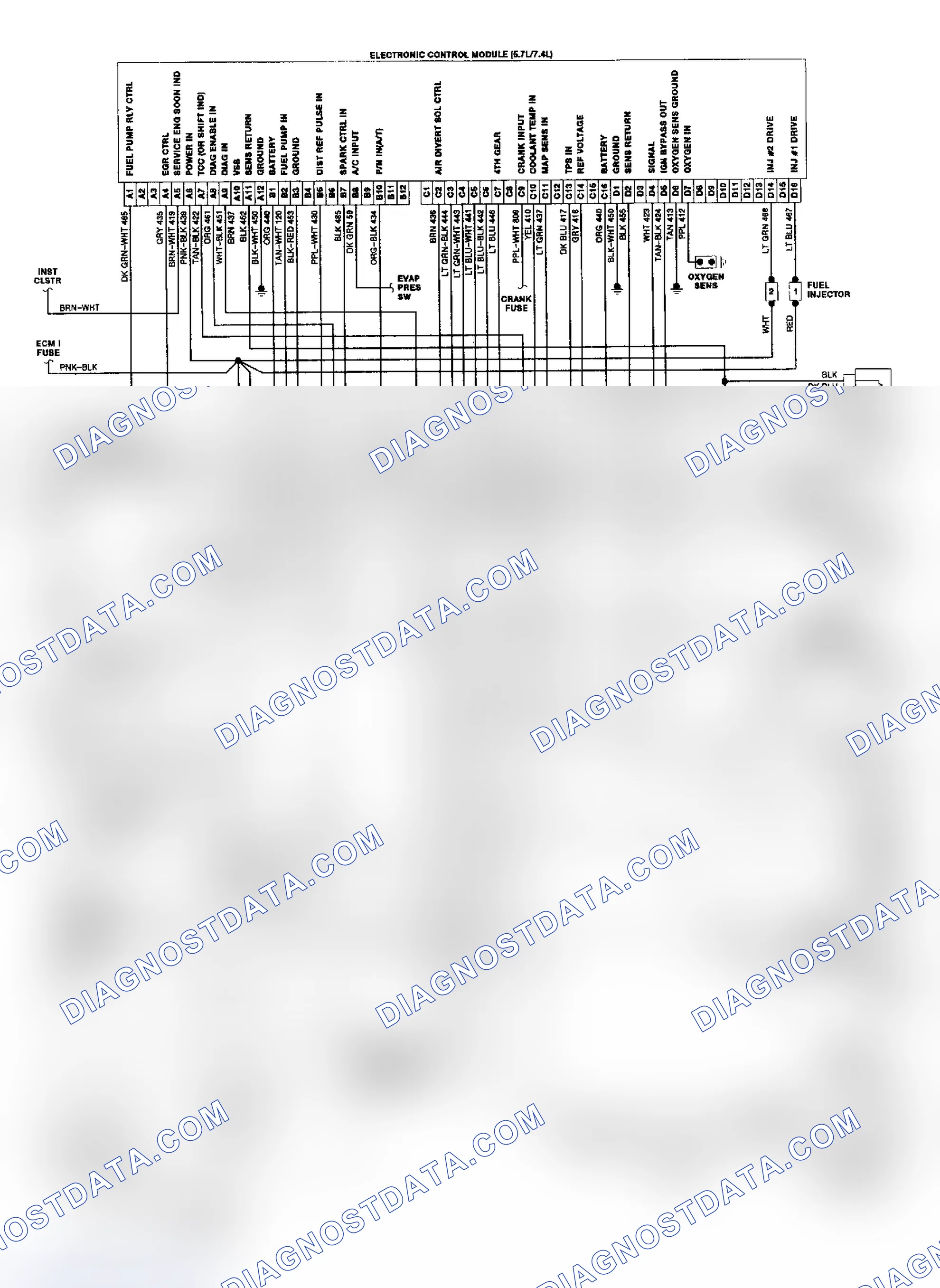 Scheme 20: "R" & "V" Series TBI/CCC Wiring Diagram