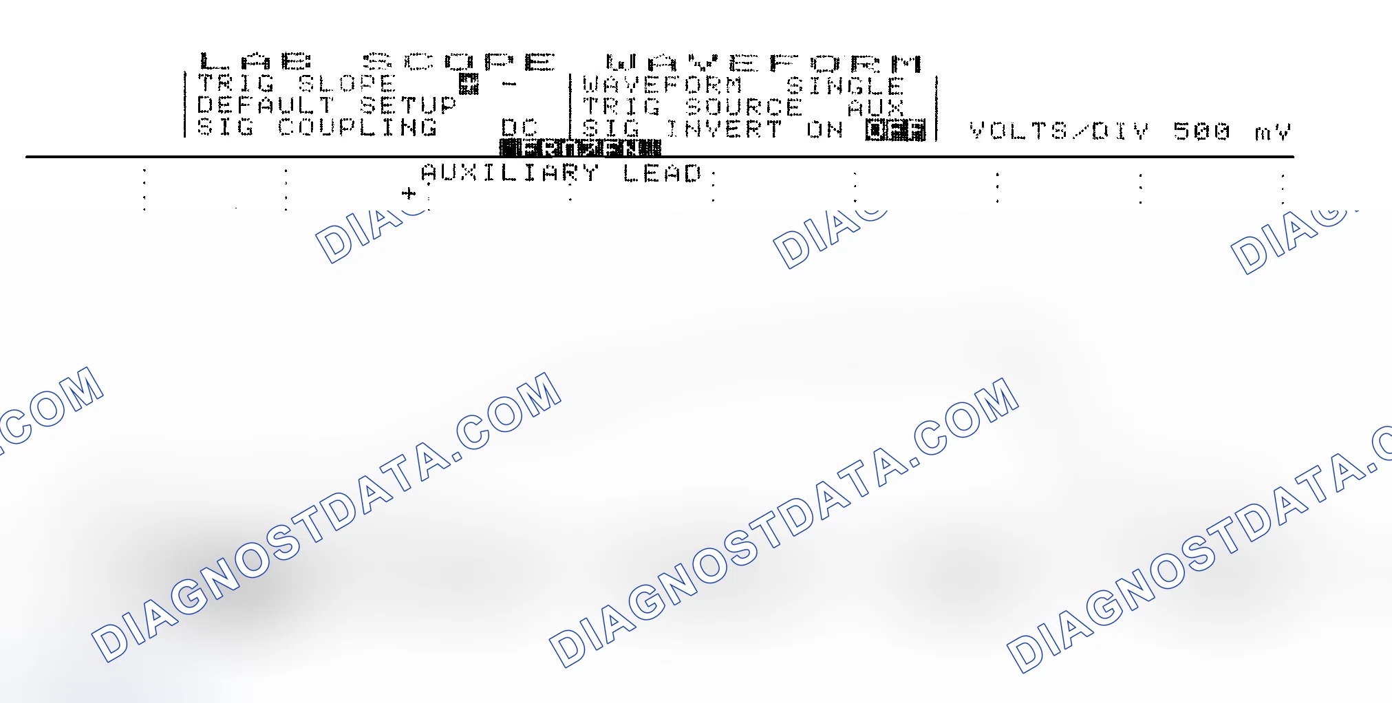 Scheme 14: Single Injector w/Excessive Current Flow - Current Pattern