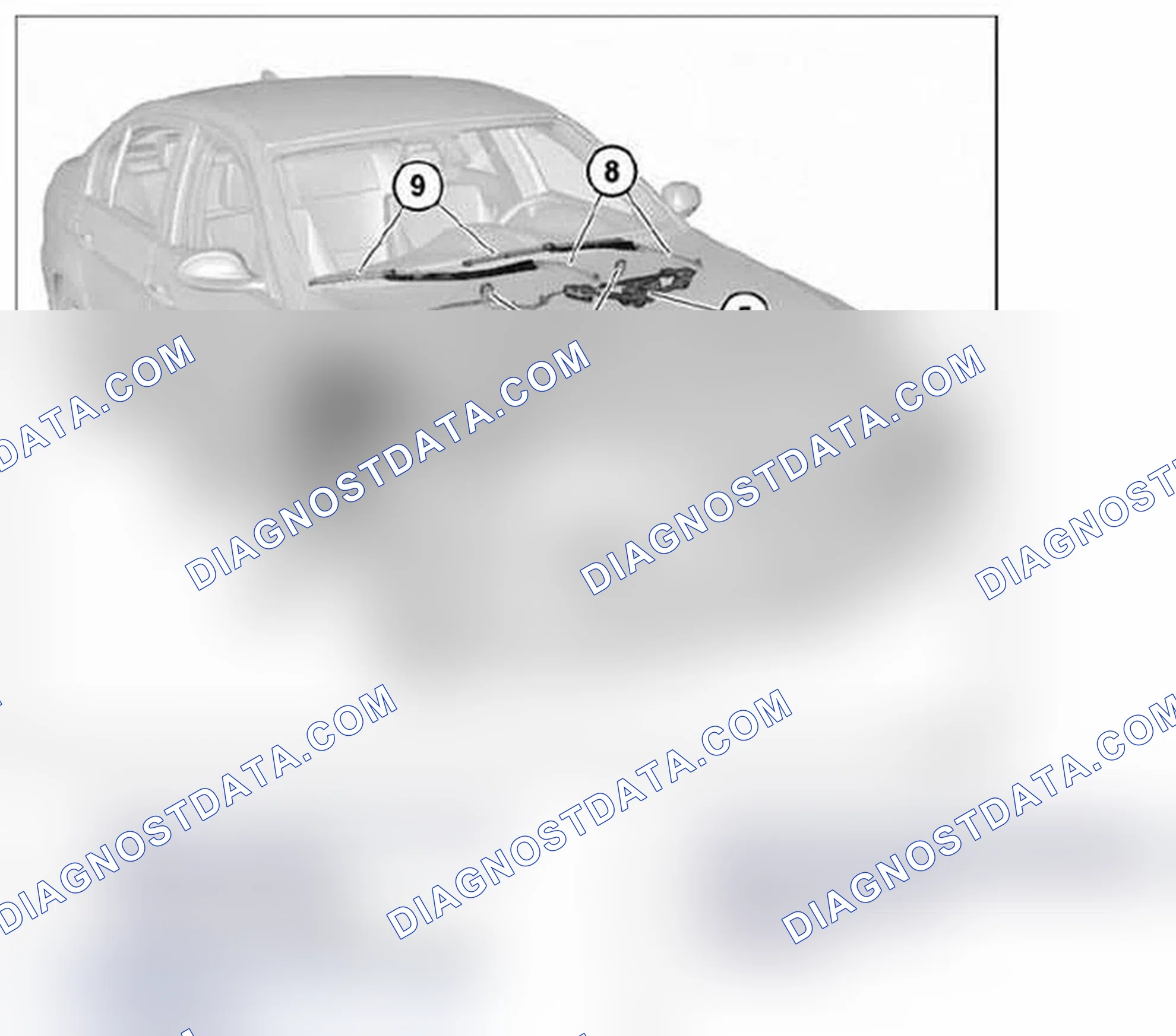 Scheme 237: 61 61 ... Overview of windscreen wiper and washer system