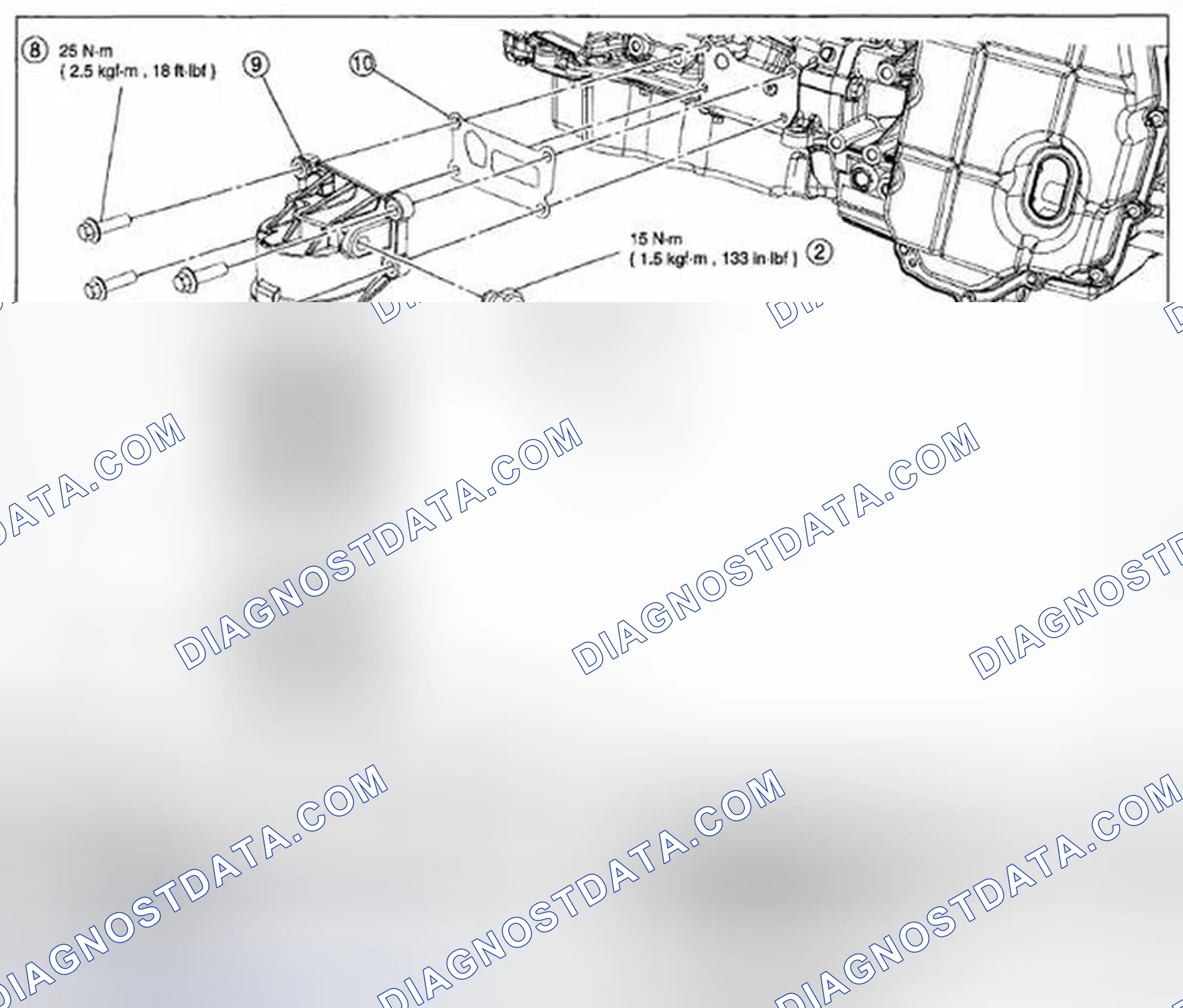 Scheme 16: ENGINE LUBRICATION COMPONENTS EXPLODED VIEW - 2.5L