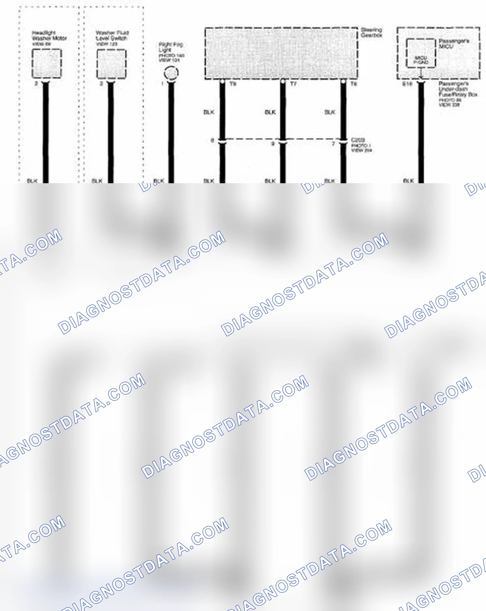 Scheme 127: Ground Distribution Circuit Diagram - G203 (Page 14-3)