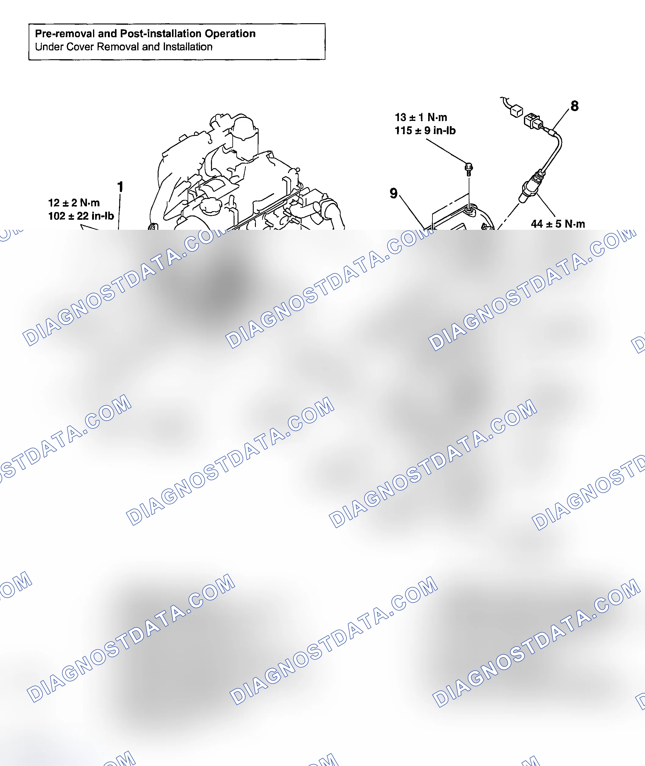 Scheme 25: REMOVAL AND INSTALLATION < 2.0L ENGINE >