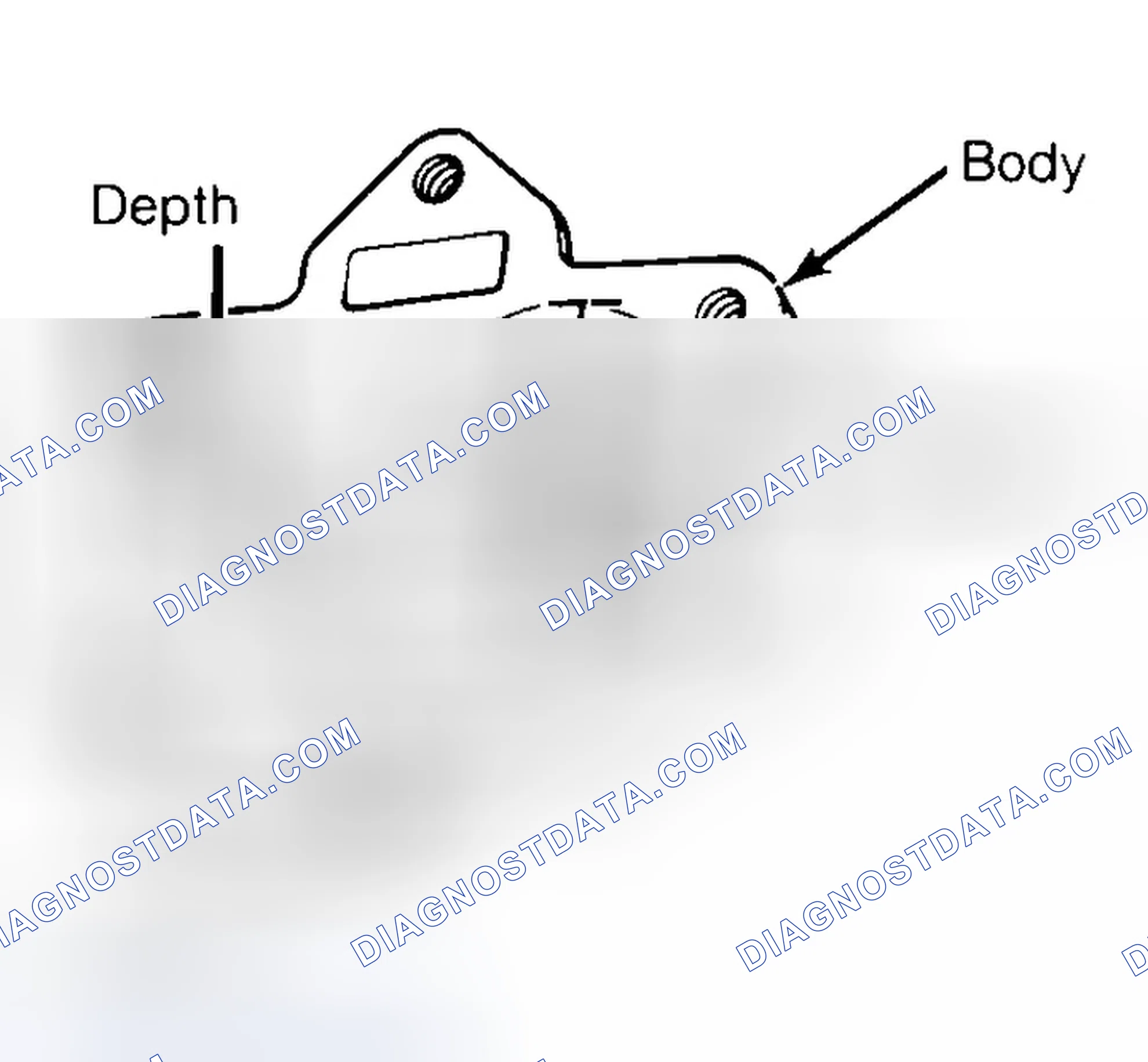 Scheme 35: Measuring Oil Pump Gear Cavity