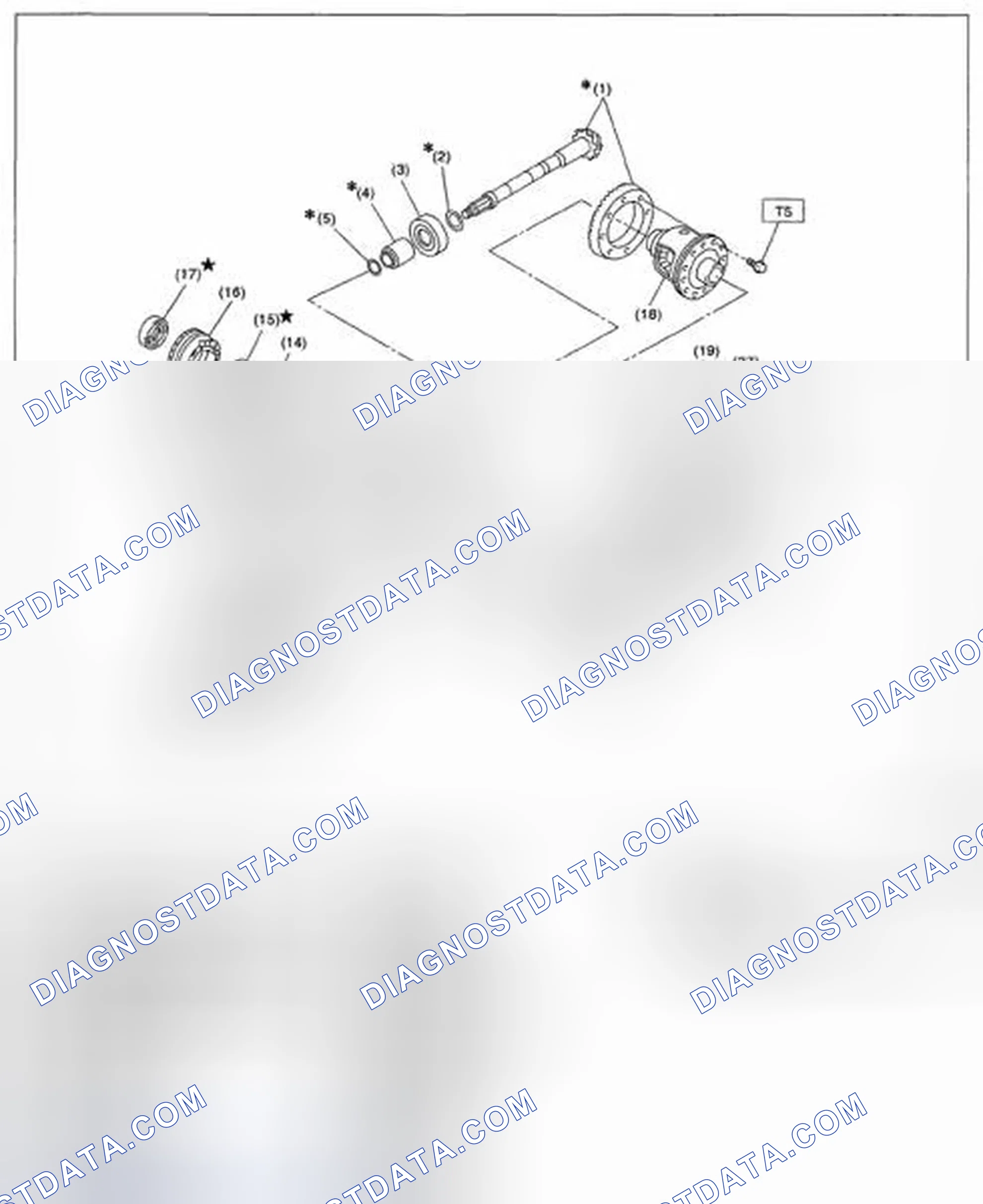 Scheme 68: REAR DIFFERENTIAL (VA2-TYPE)