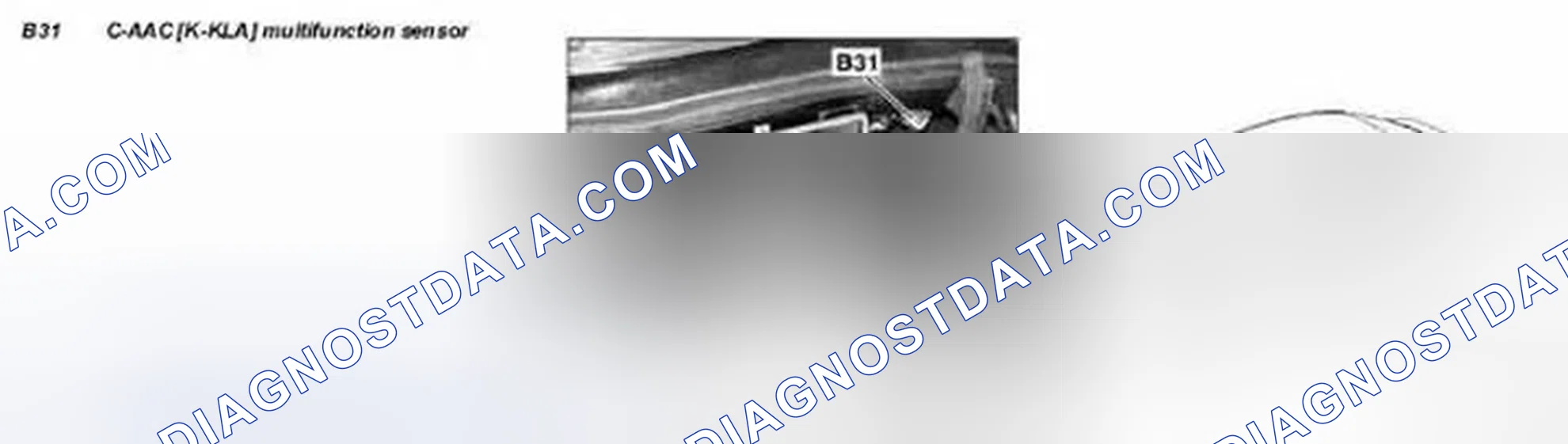 Fig. 5: Locating C-AAC (K-KLA) Multifunction Sensor