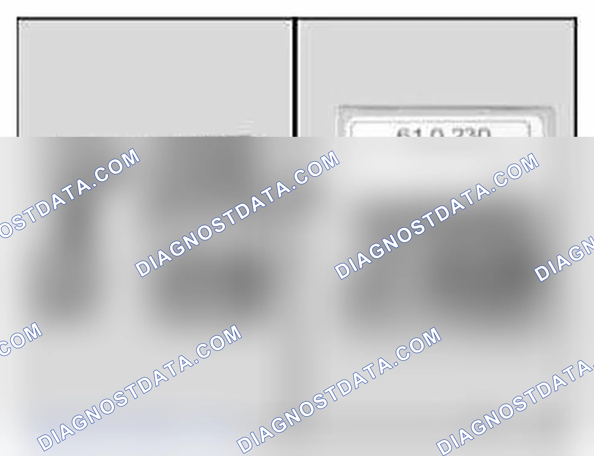 Scheme 1050: 61 0 230 Stencil for contacts "DFK 40" and "MAK 8"