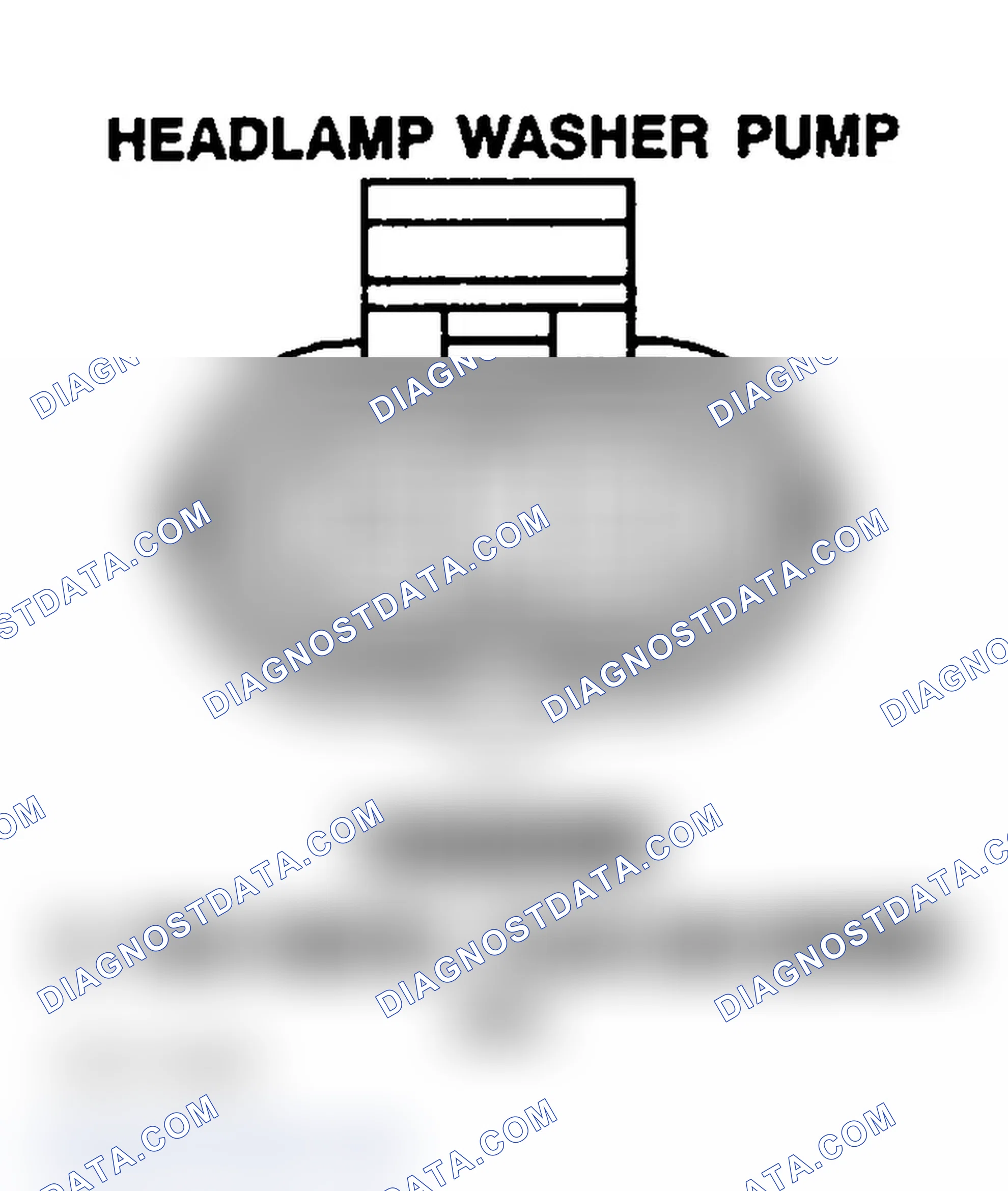 Scheme 135: HEADLAMP WASHER PUMP