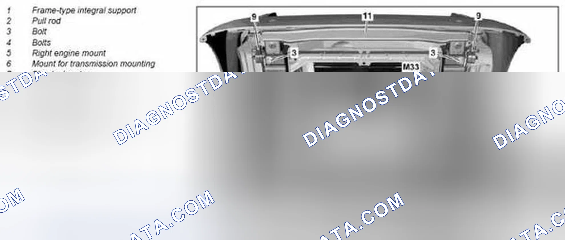 Scheme 222: Remove/ install frame-type integral support - AR22.10-P-1300MCU