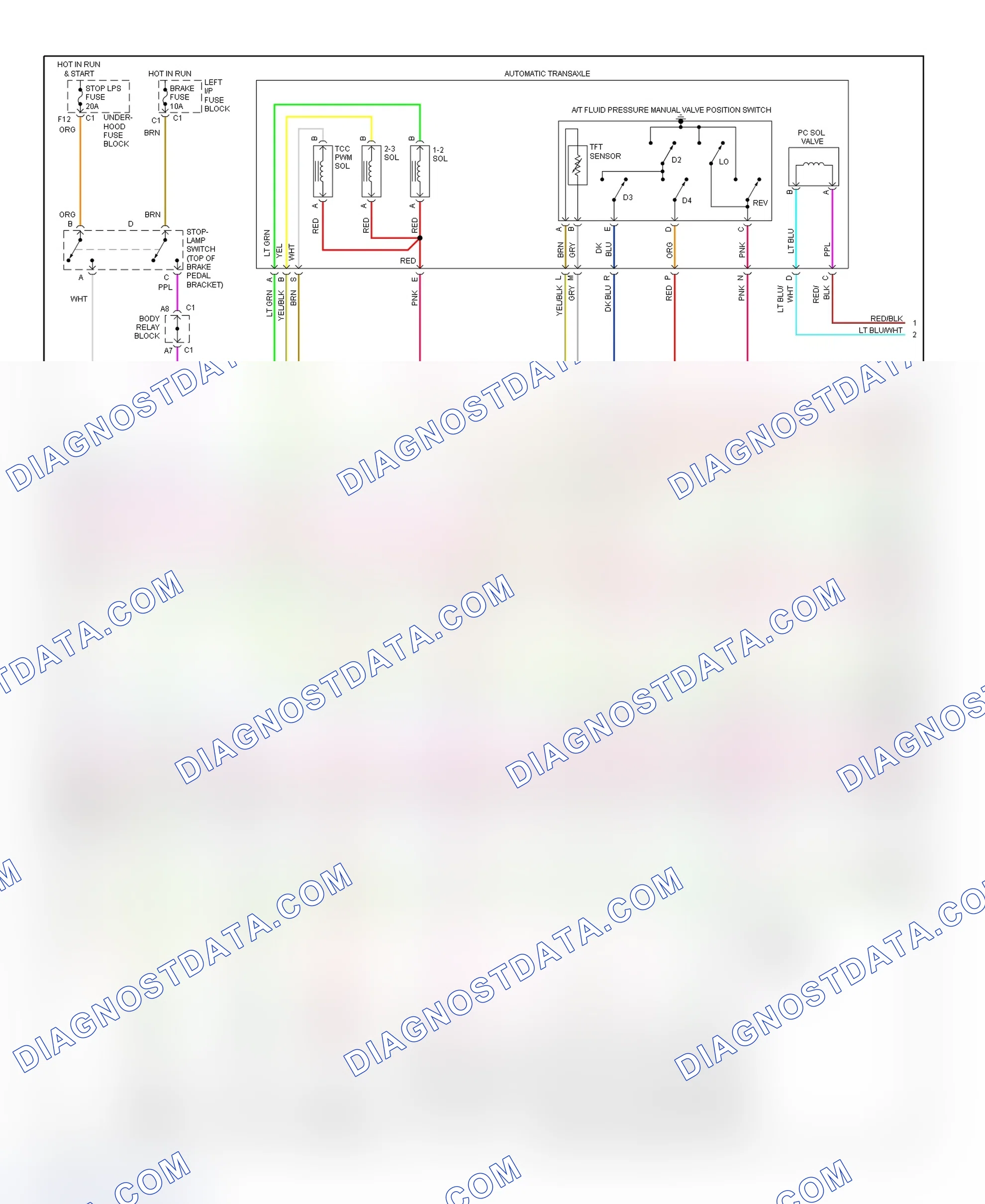 Scheme 48: PCM Wiring Diagram (Escalade, Escalade EXT, Sierra, Silverado, Suburban & Yukon XL - 6.0L Gasoline - With Case & Isolated Ground HO2S - 3 Of 5)