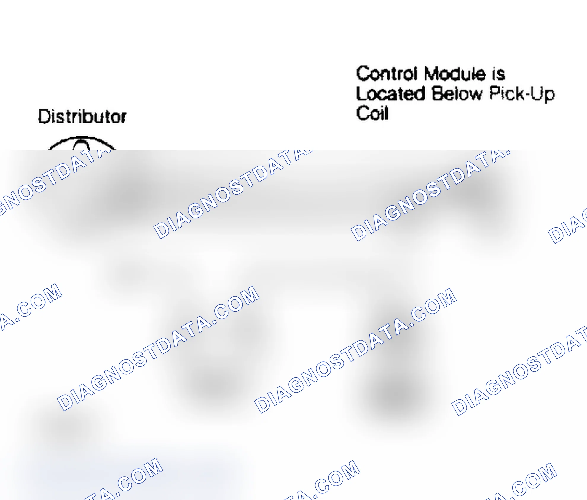 Scheme 1: Mitsubishi Electronic Ignition System With Internal Control Module