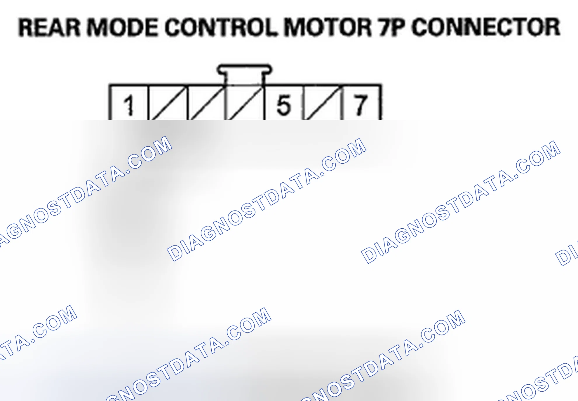 Scheme 138: Rear Mode Control Motor Circuit Troubleshooting