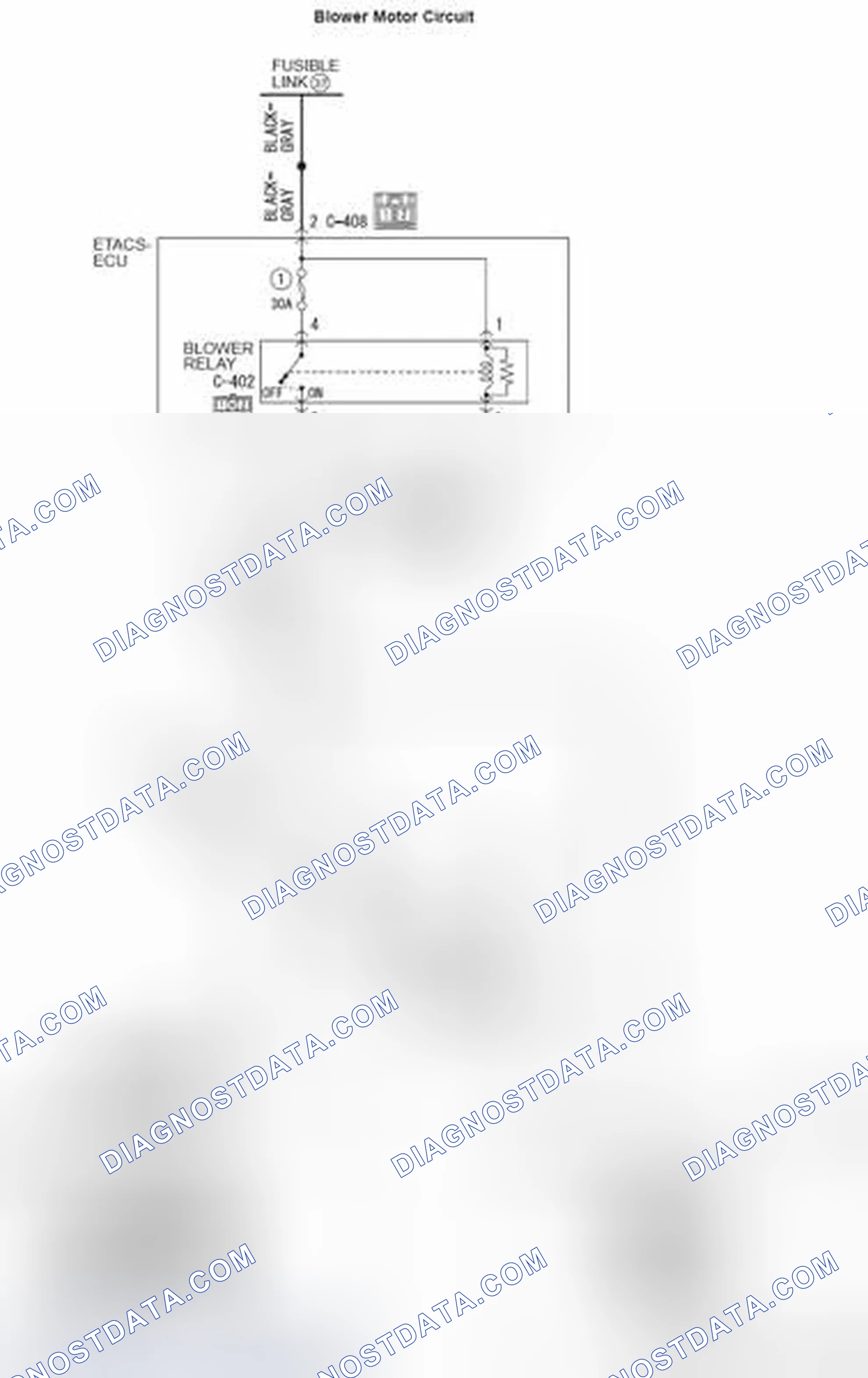 Scheme 78: INSPECTION PROCEDURE 4: Blower Fan and Motor do not Turn