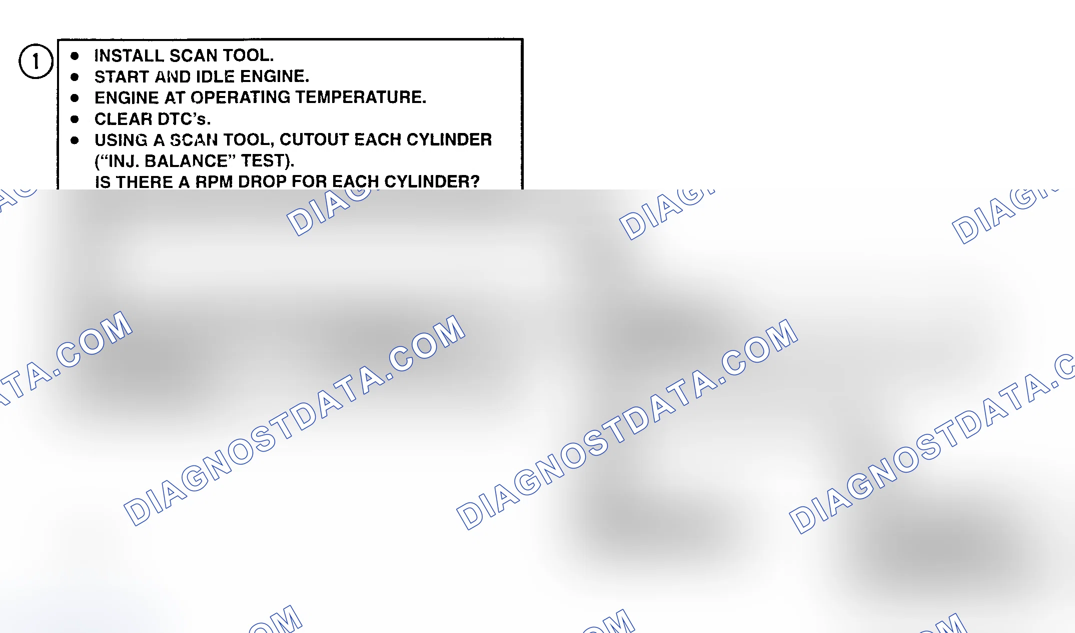 Scheme 550: DTC'S 91-98 Flow Chart (All Models) Cylinder Balance Fault