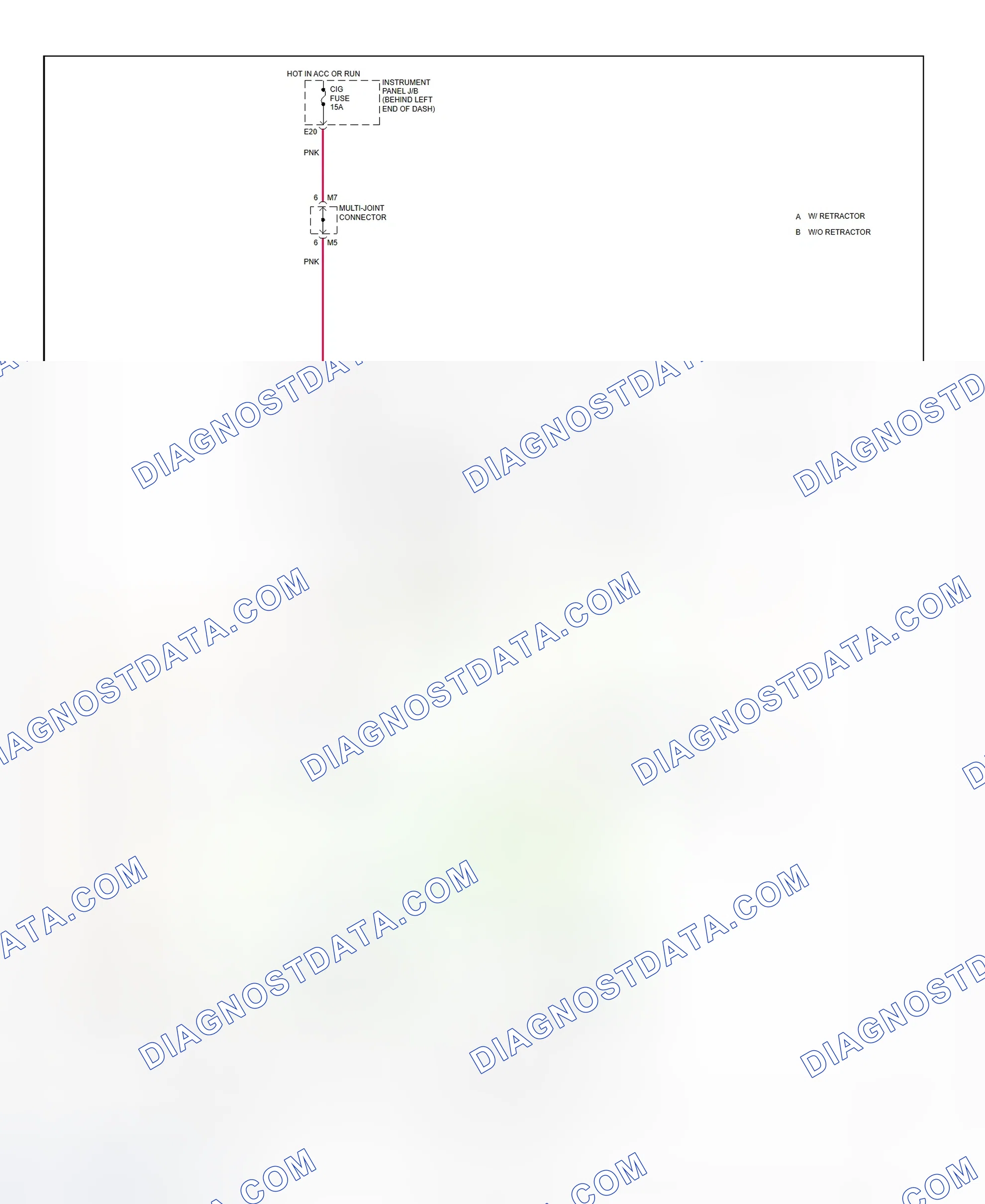 Scheme 38: Power Mirror System Wiring Diagram (Sequoia)