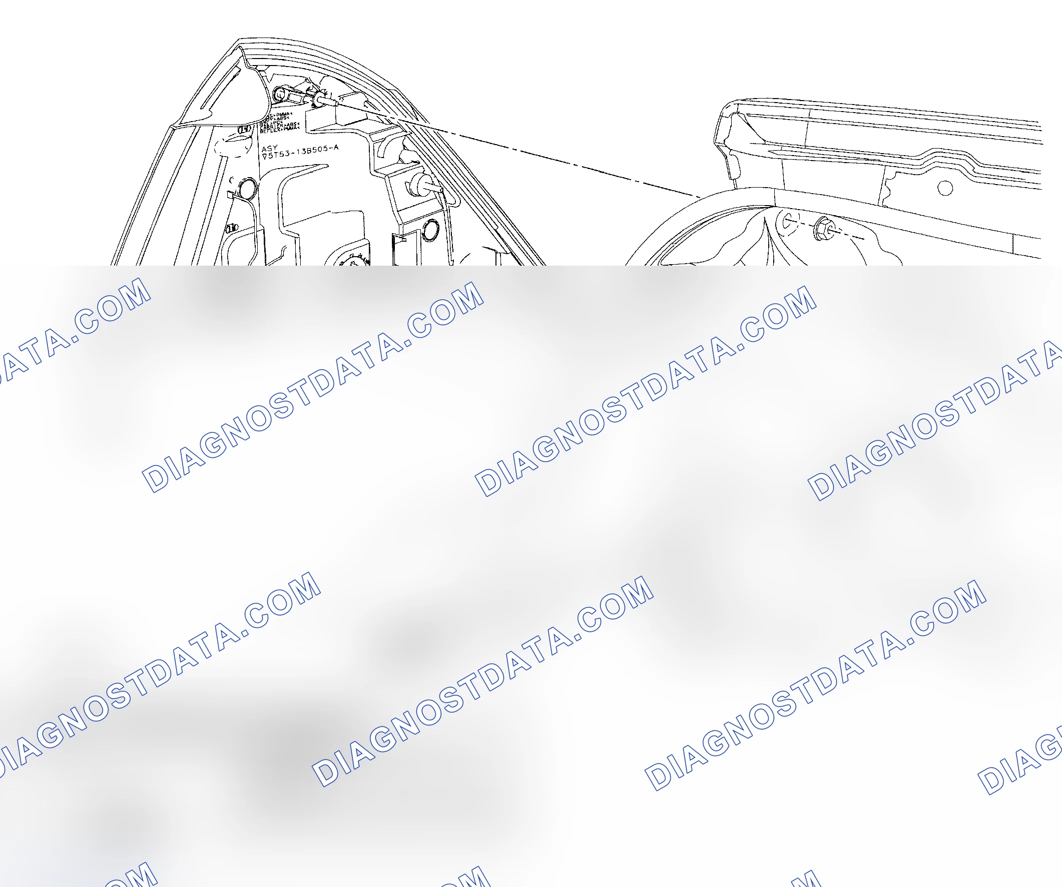 Scheme 106: Rear Lamp Assembly - Five Hundred, Montego