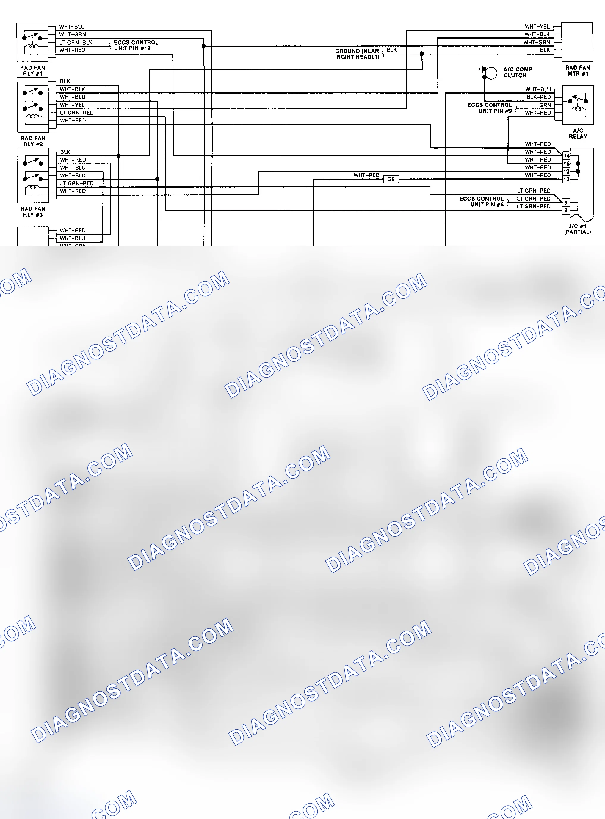 Scheme 45: Automatic A/C-Heater System Wiring Diagram (1992 Models)