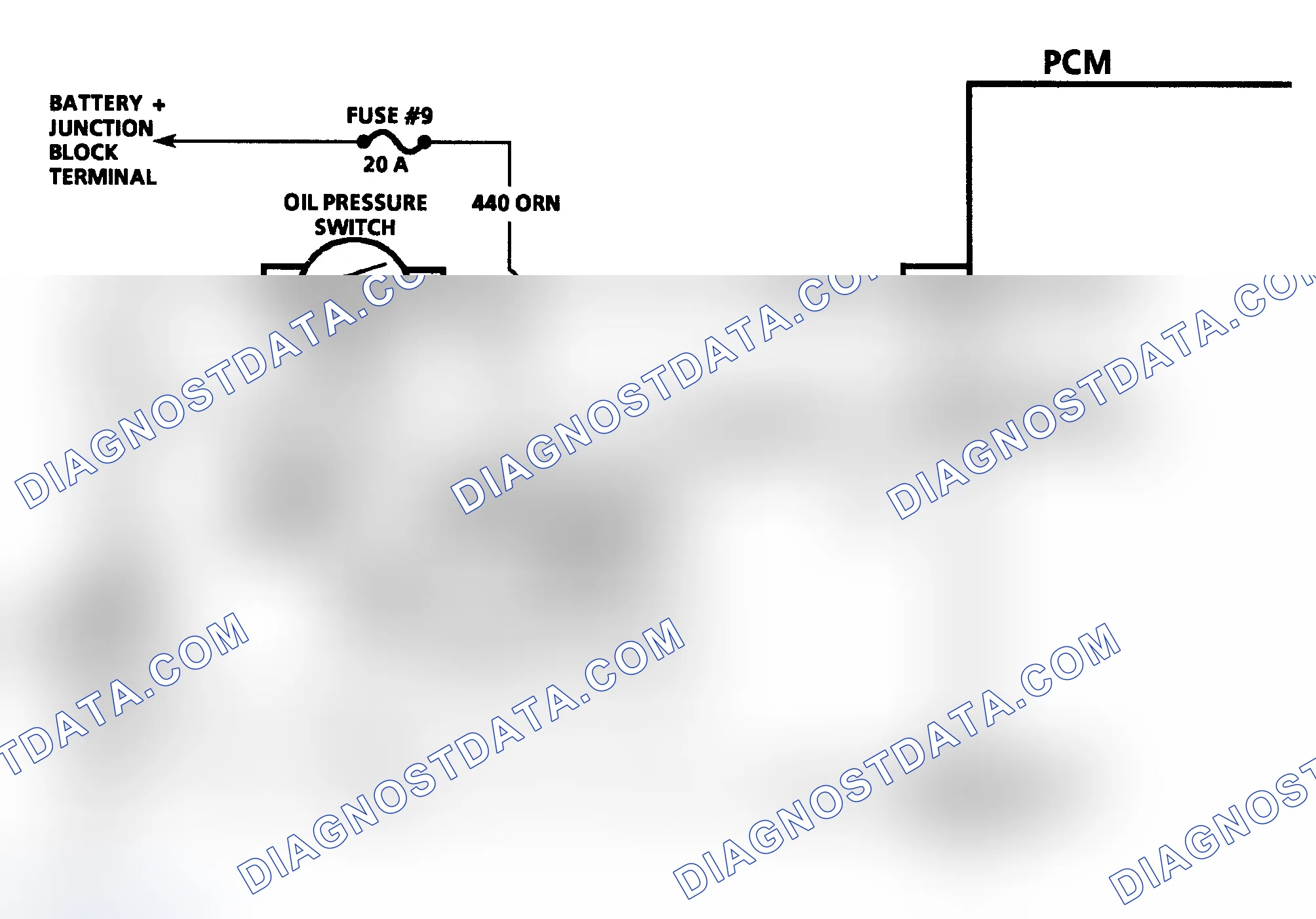 Scheme 173: Code 54 Schematic ("S" & "T" Series) Fuel Pump Circuit