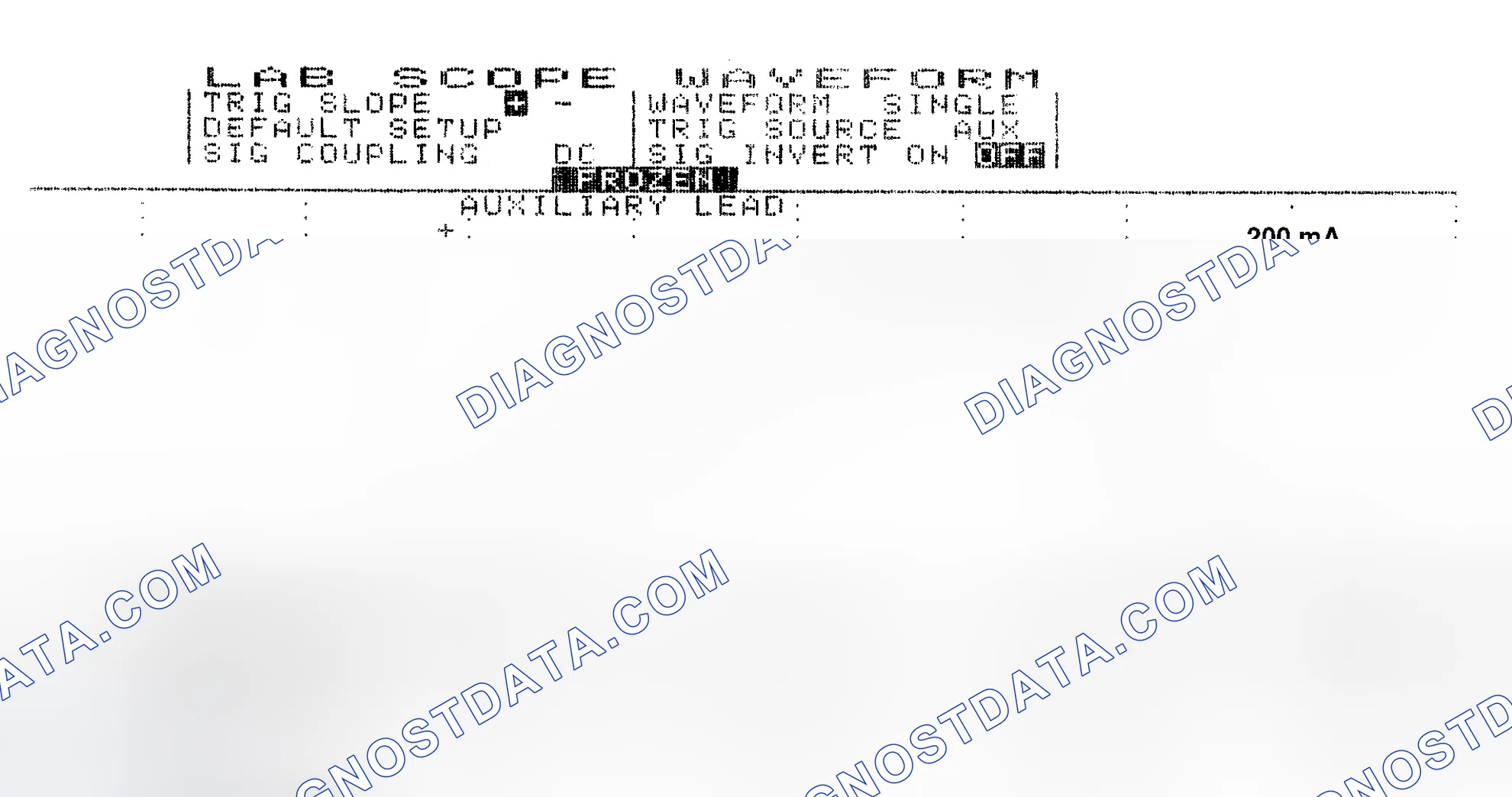 Scheme 13: Single Injector w/Normal Current Flow - Current Pattern