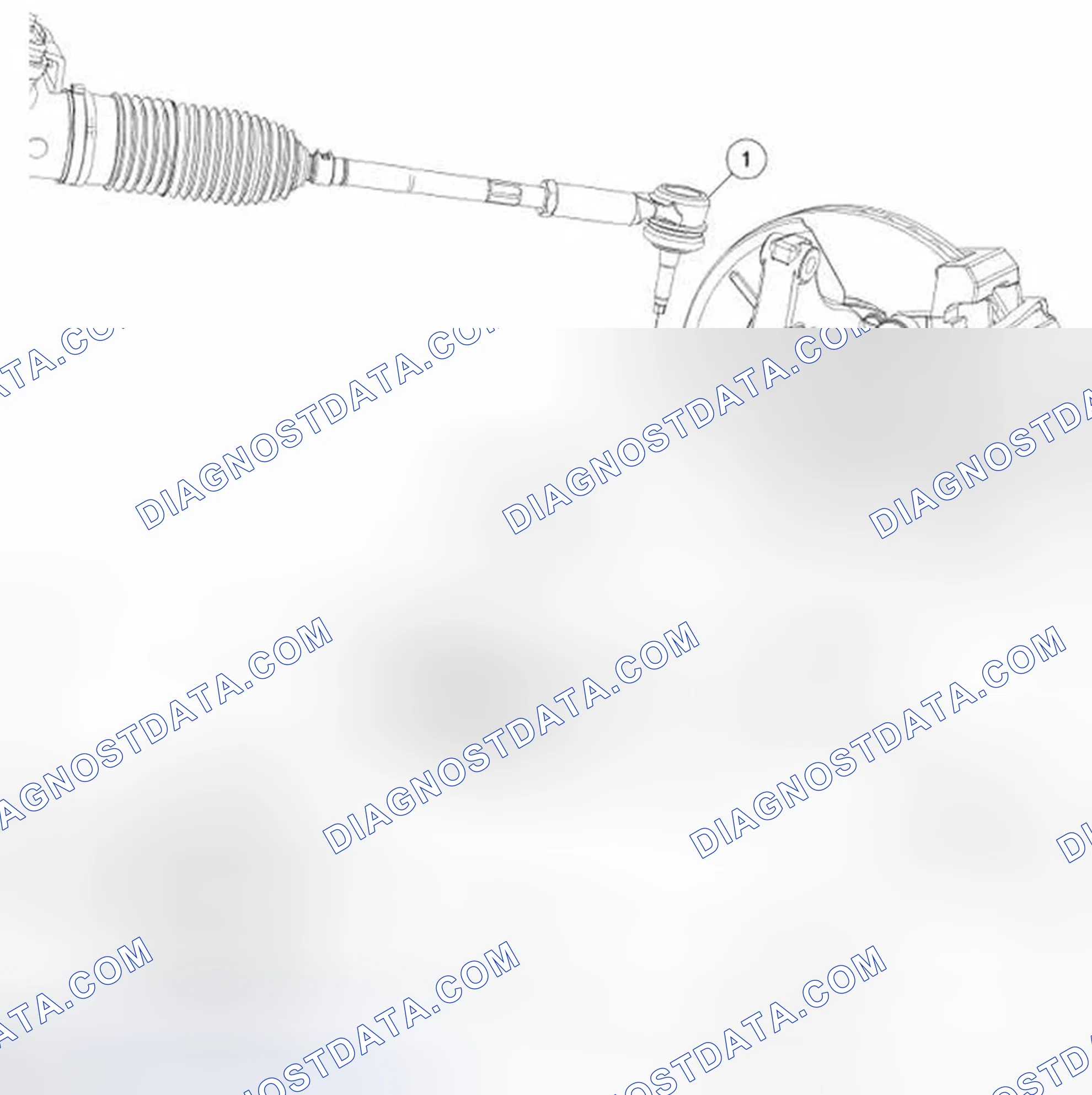 Scheme 12: Steering Linkage - Exploded View