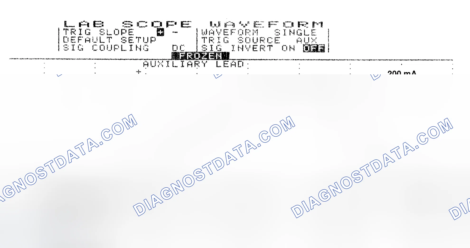 Scheme 13: Single Injector w/Normal Current Flow - Current Pattern