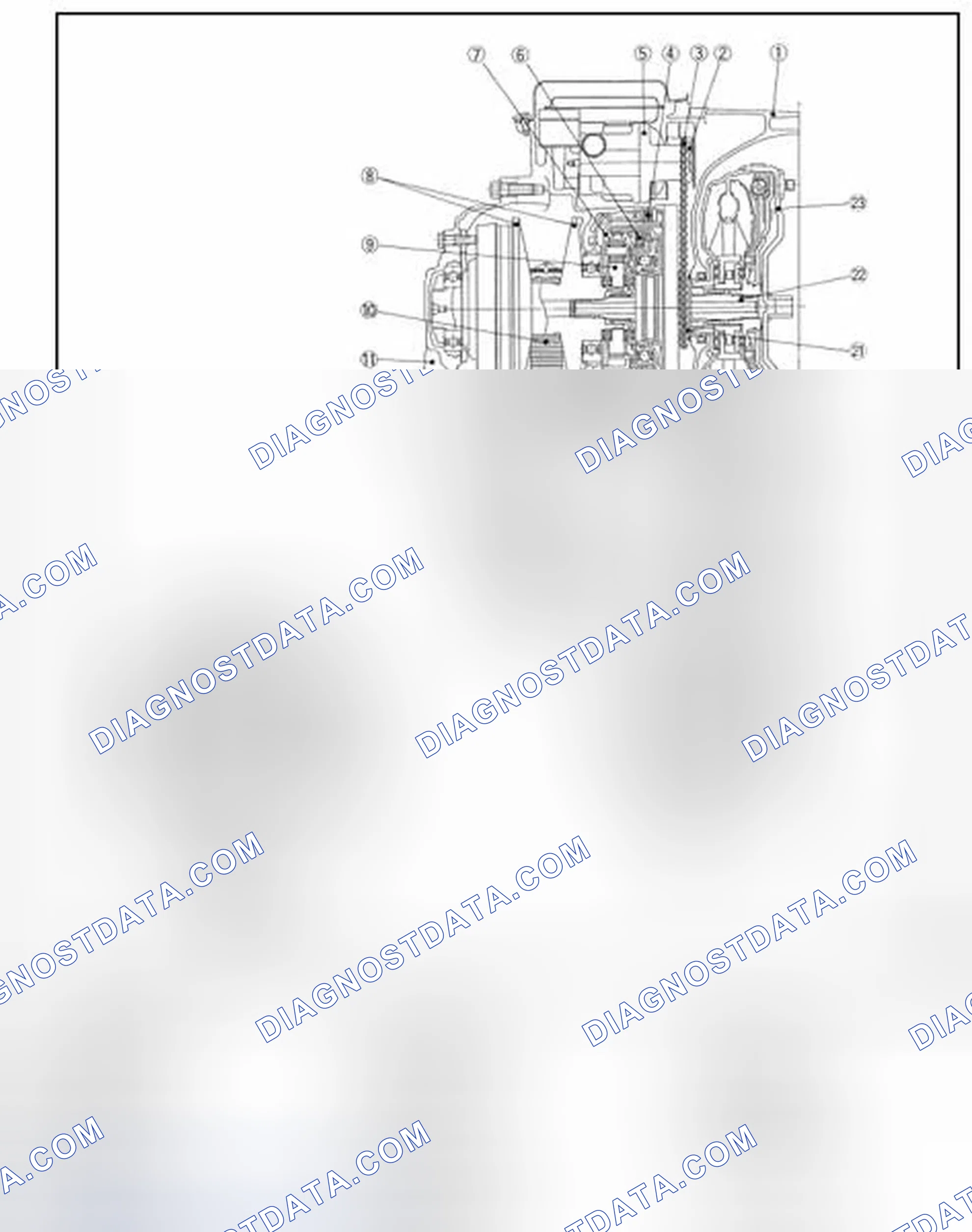 Scheme 3: TRANSAXLE: Cross-Sectional View