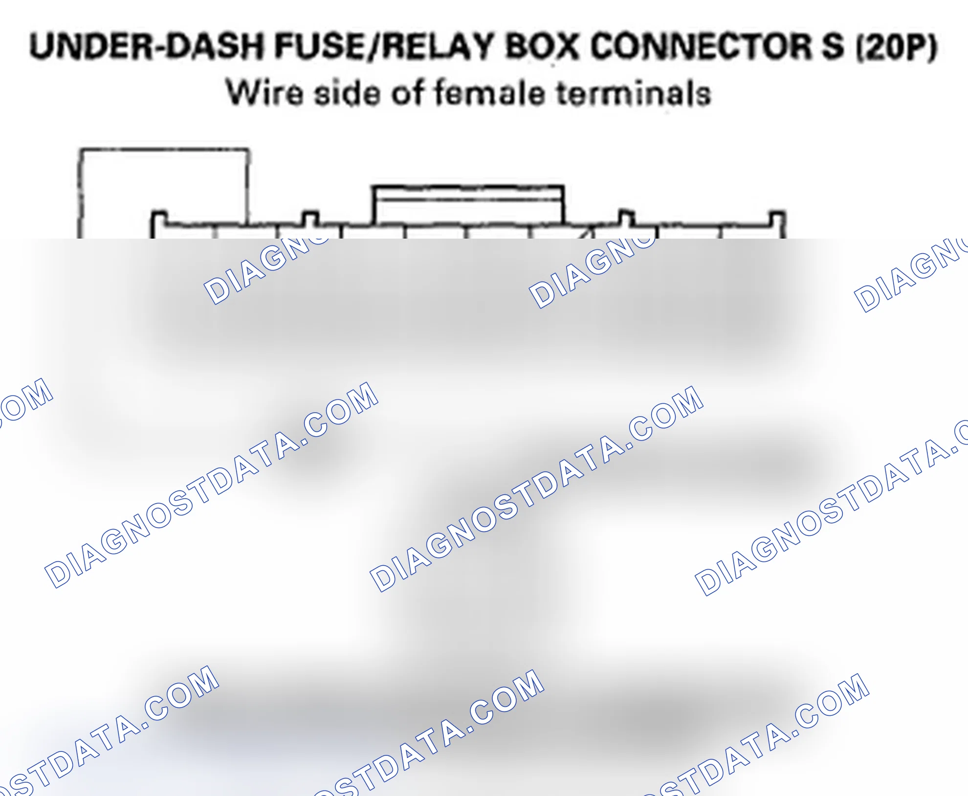 Scheme 5: DTC B1028: Rear Window Wiper Motor (Park) Signal Error