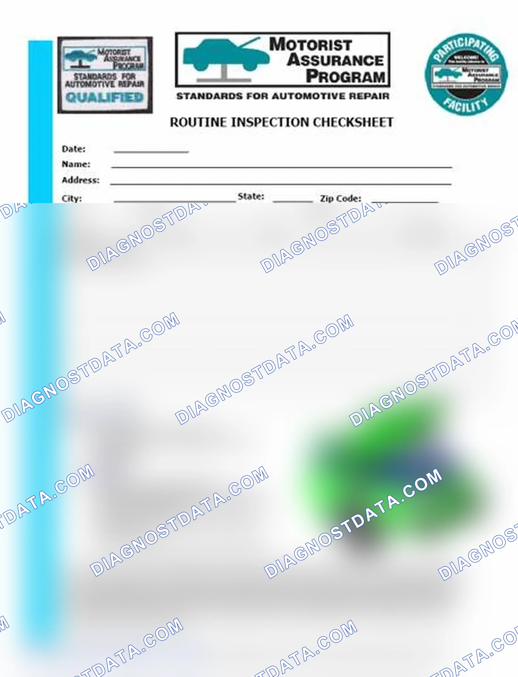 Scheme 26: Routine Inspection Checksheet (1 Of 2)