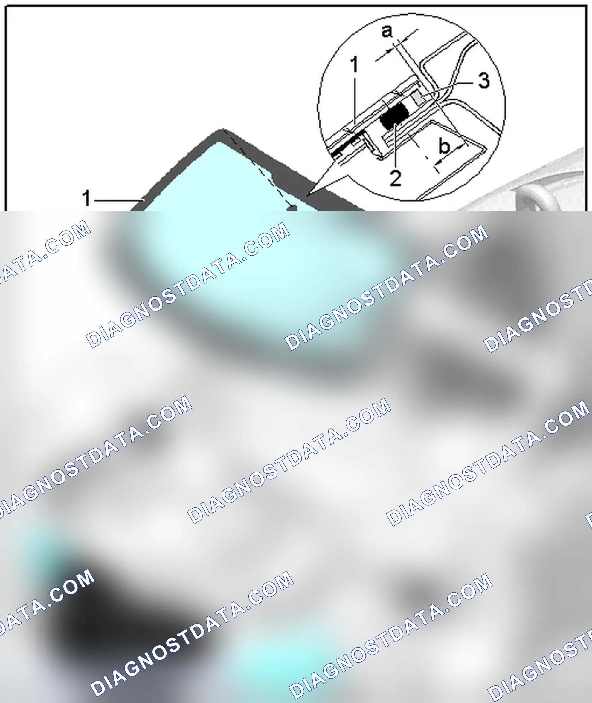 Scheme 43: WINDSHIELD ASSEMBLY OVERVIEW - ROADSTER